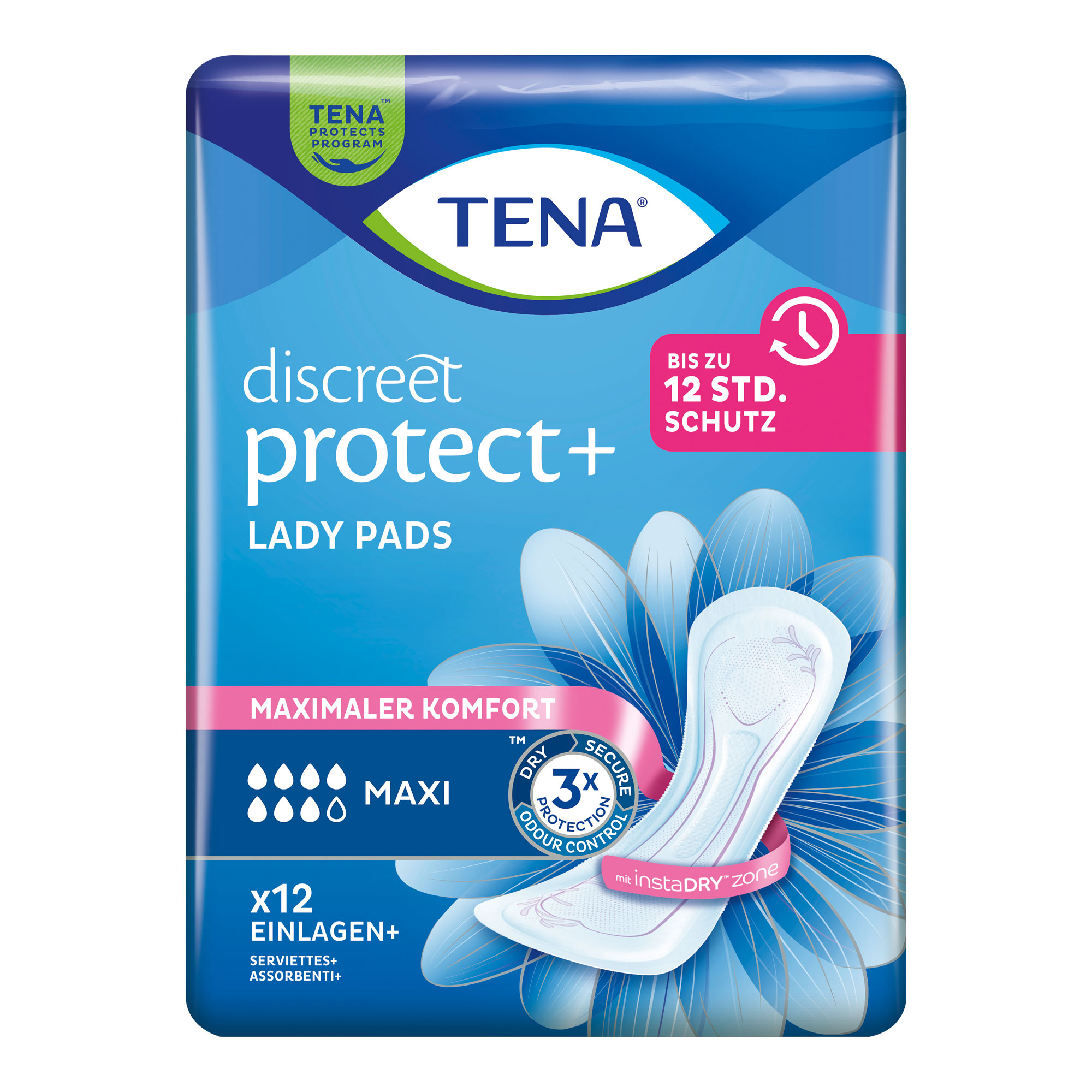 Tena Lady Discreet Maxi Inkontinenz Einlagen - None