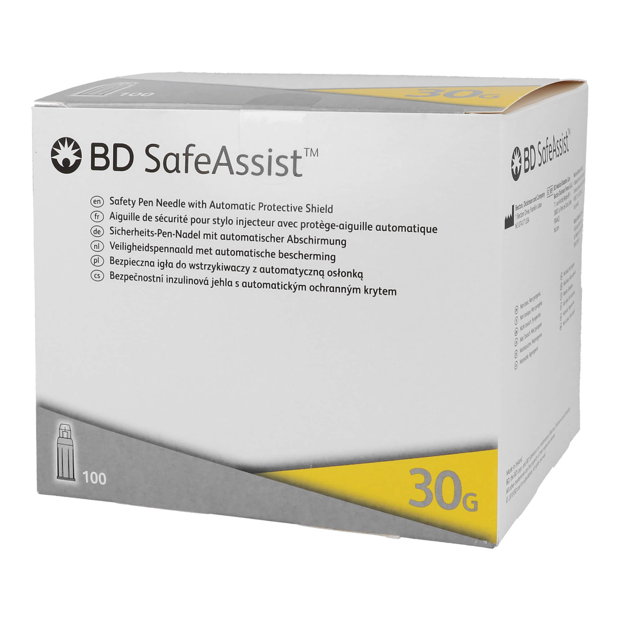 Bd Safeassist Sicherheits-Pen-Nadeln 30 G X 5 Mm - None