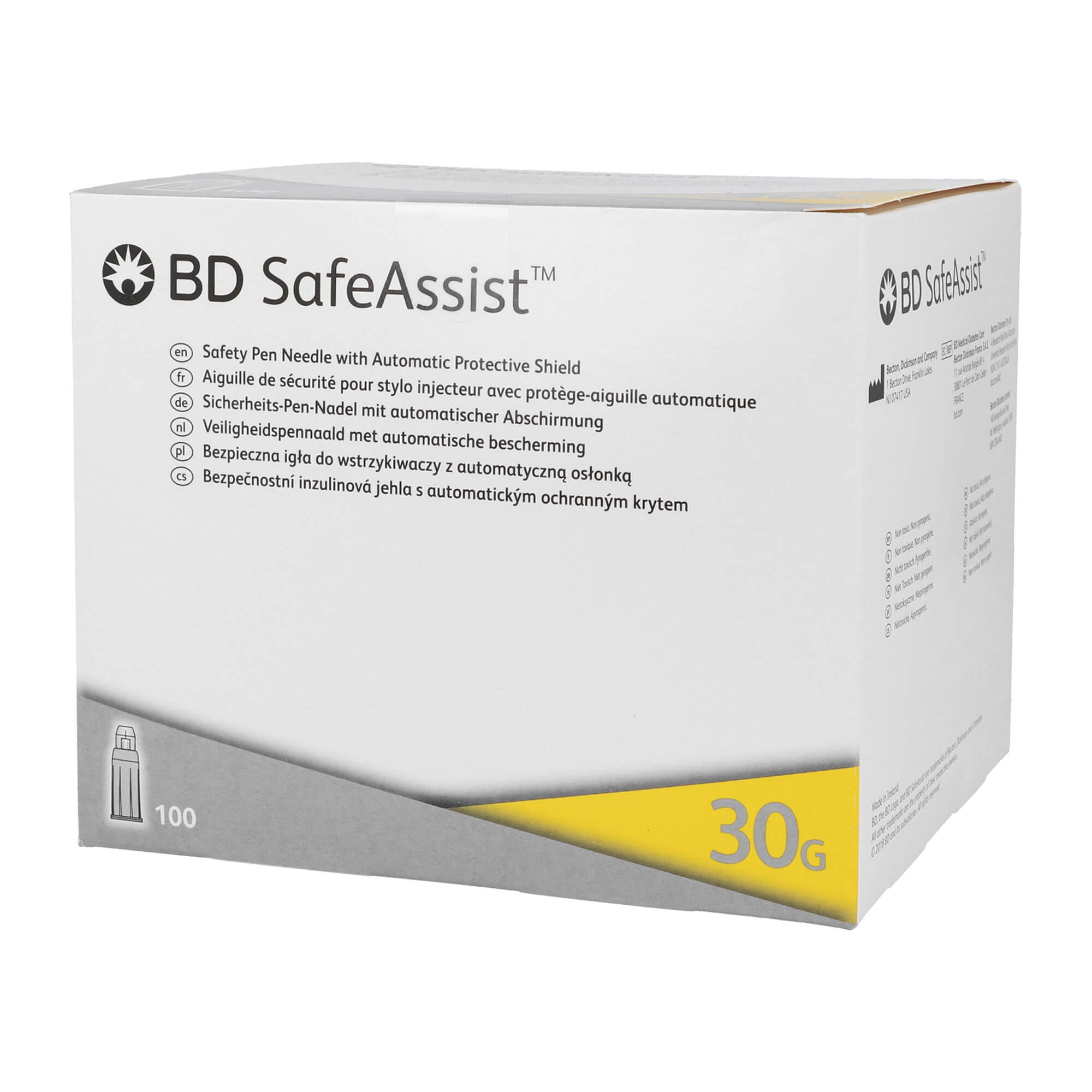 Bd Safeassist Sicherheits-Pen-Nadel 30 G X 8 Mm - None