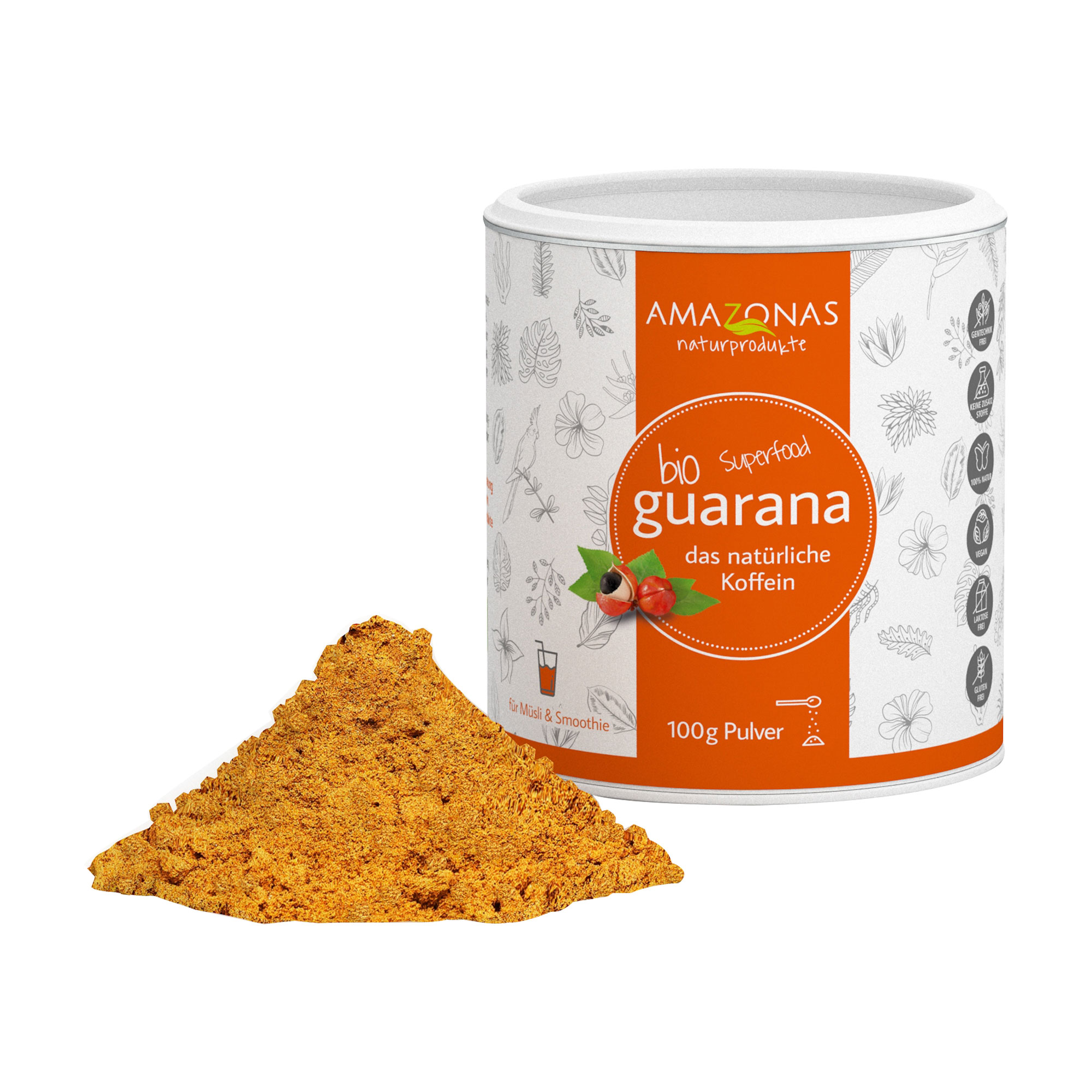 Guarana Bio Pulver pur Pulver