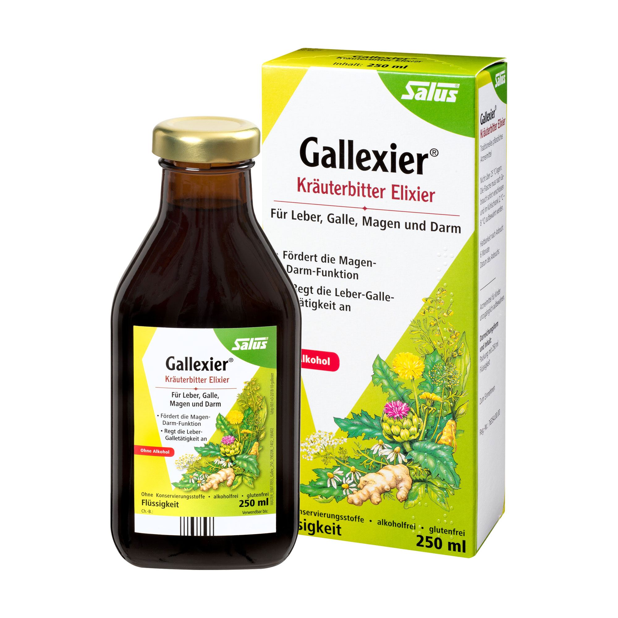 Gallexier Kräuterbitter Elixier Salus Flüss.z.E.