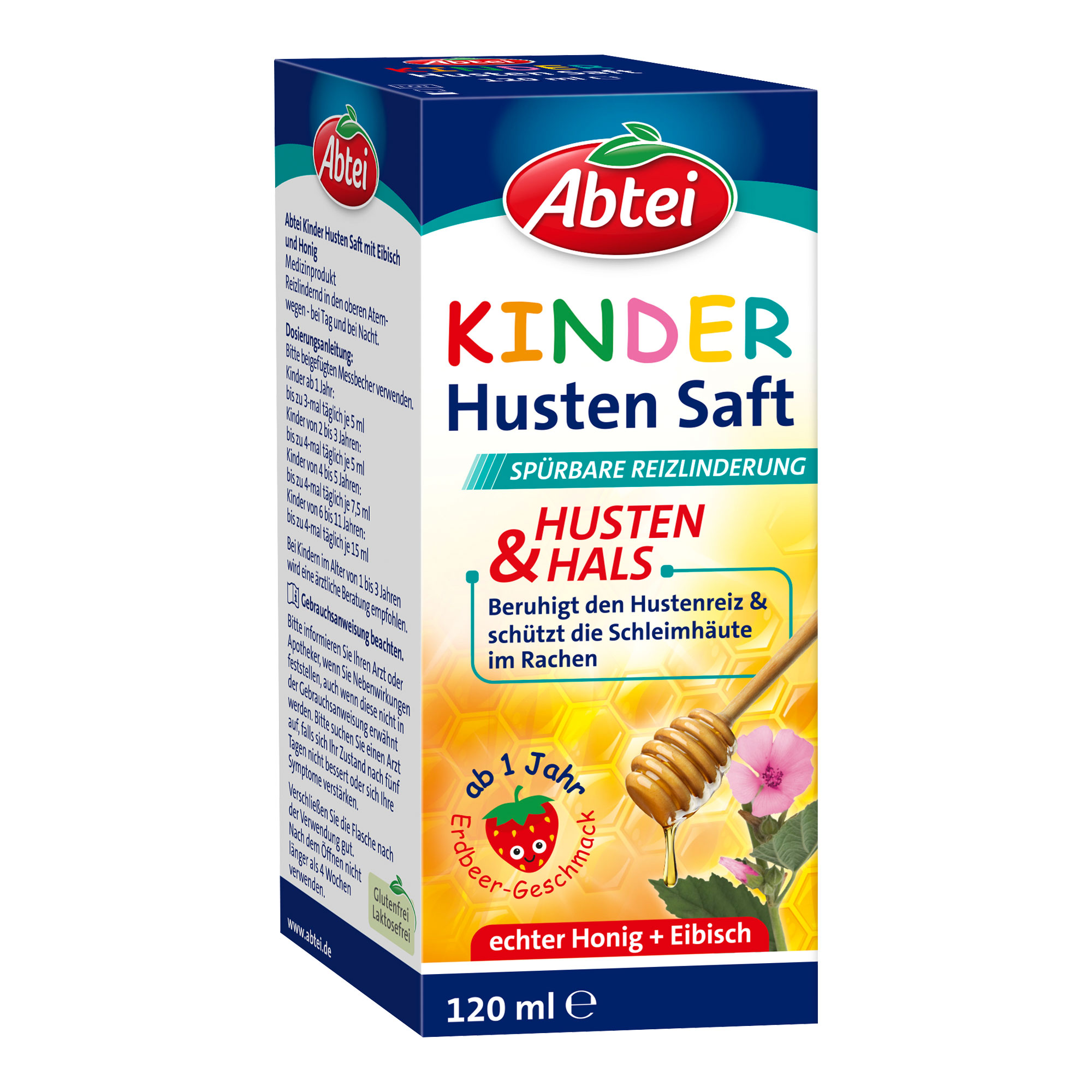 Abtei Kinder Husten Saft - Mit Erdbeergeschmack - None