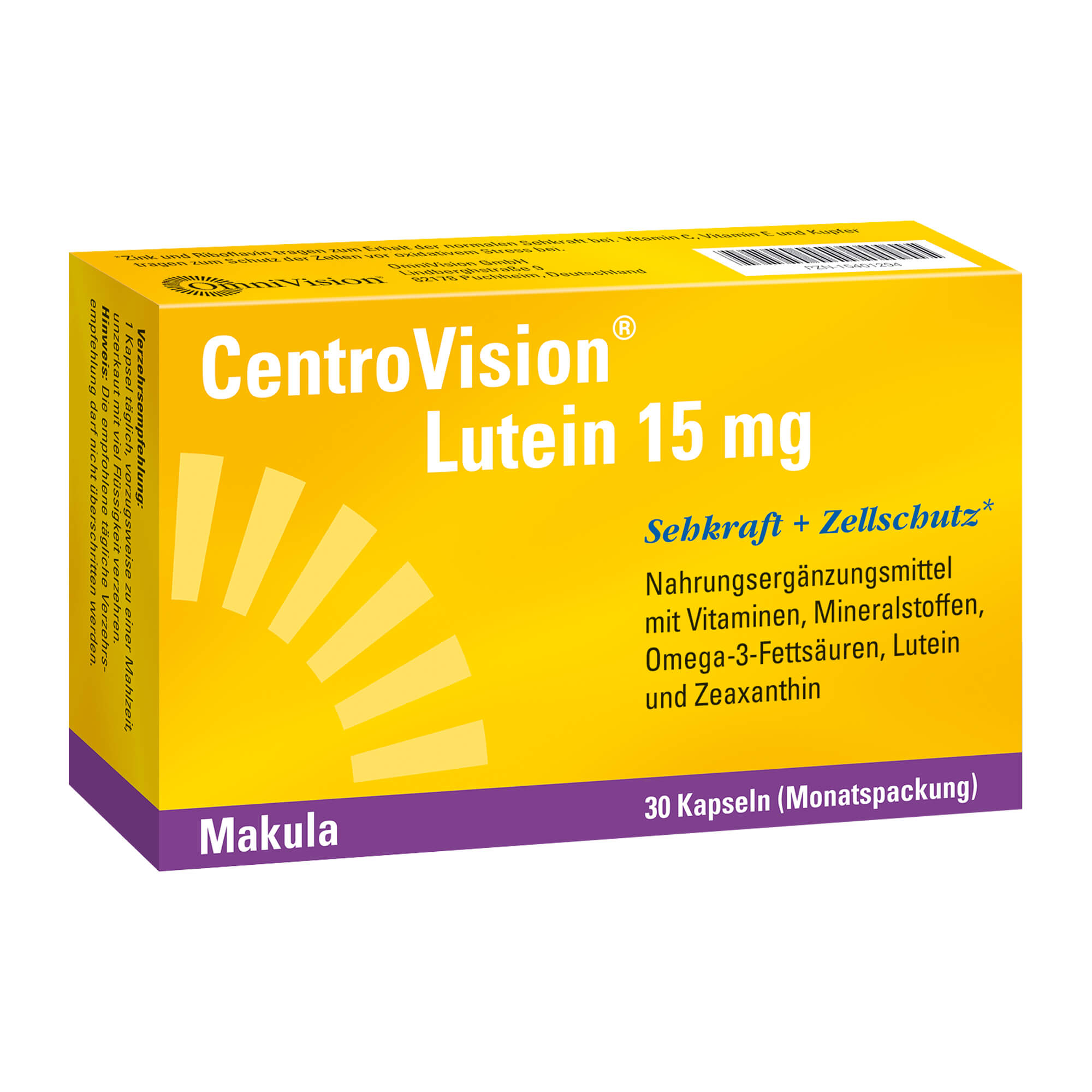 Centrovision Lutein 15 Mg Kapseln - None