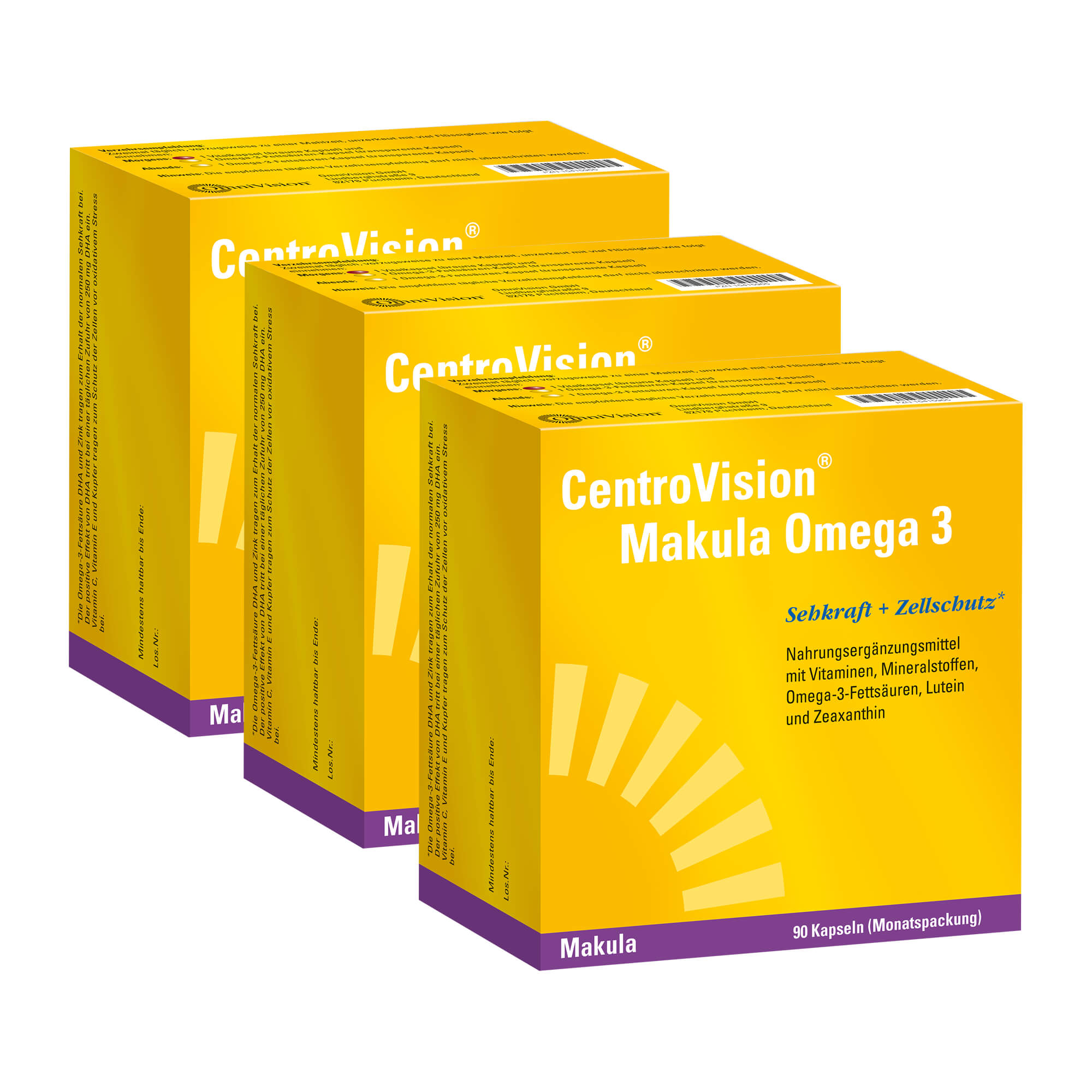 Centrovision Makula Omega-3 Kapseln 270 St