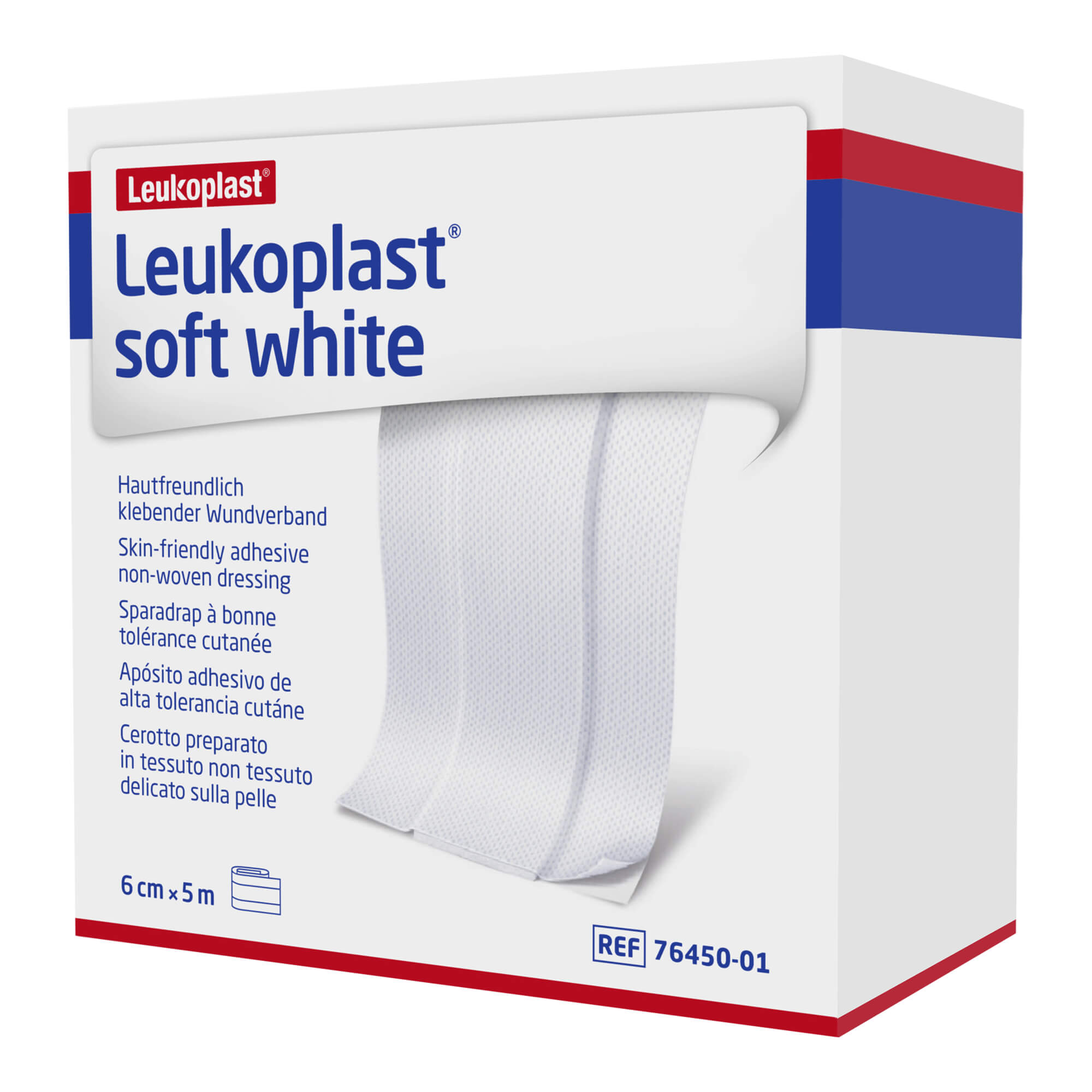 Leukoplast soft white Pflaster 6 cm x5 m Rolle