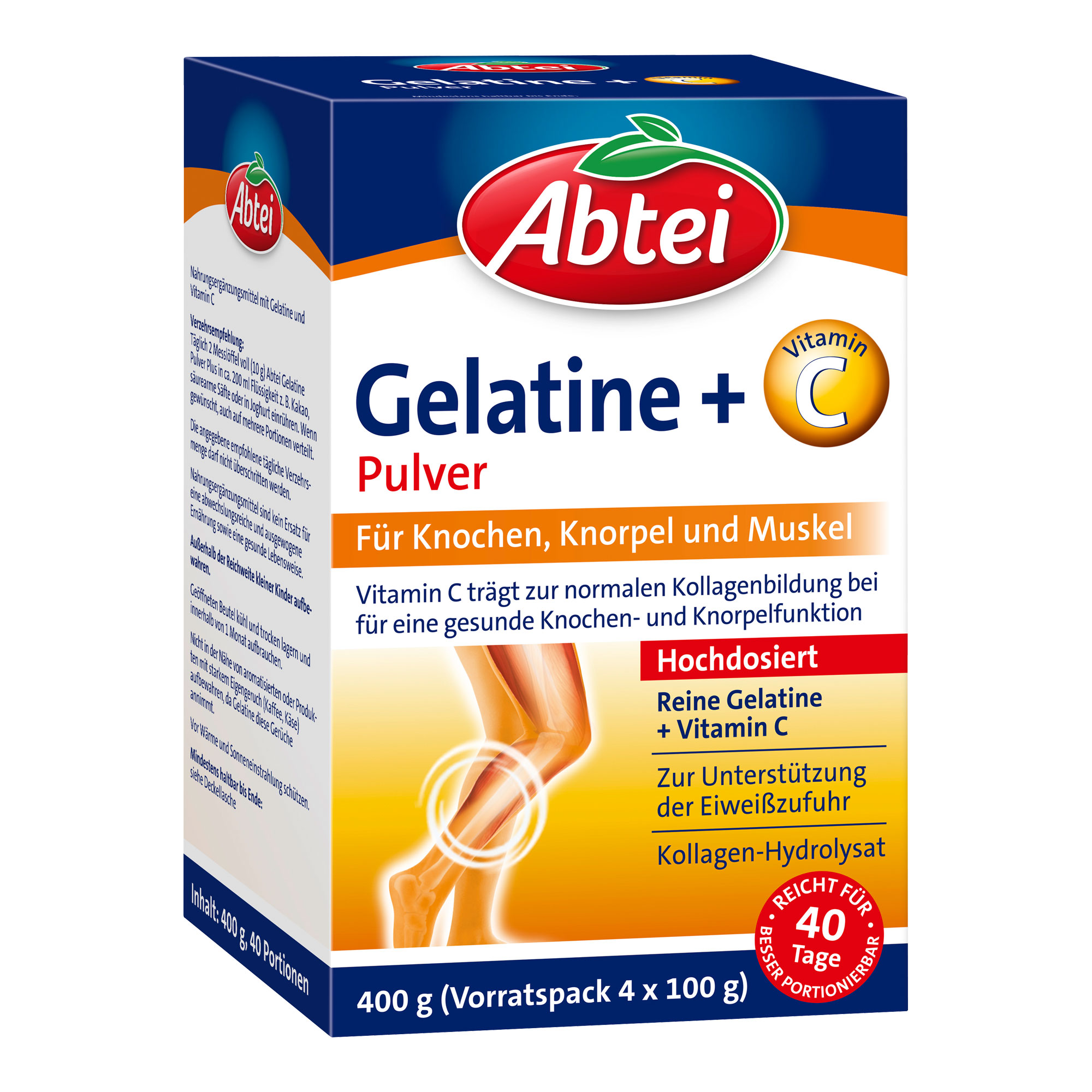 Abtei Gelatine Plus Vitamin C Pulver - None