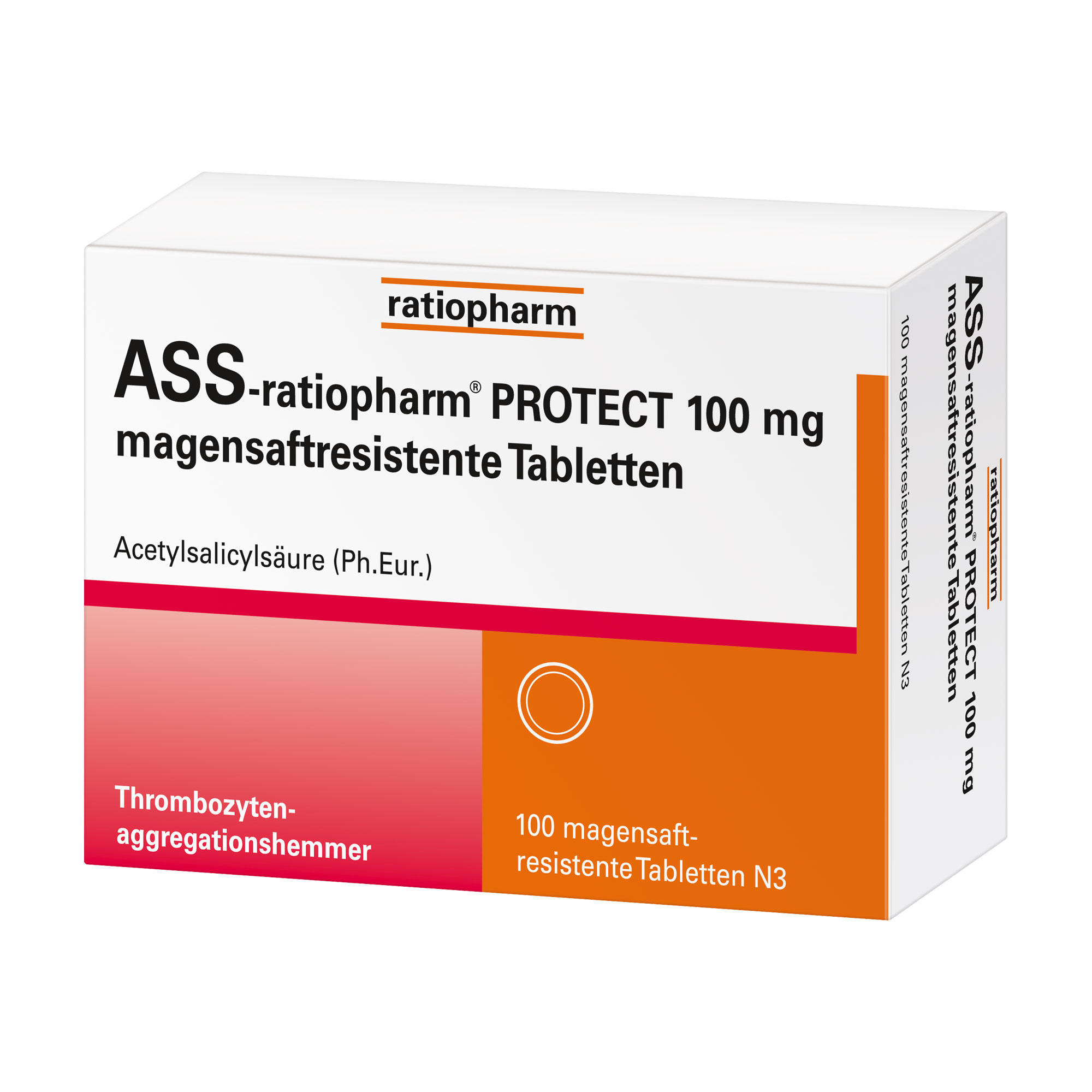 Ass-Ratiopharm Protect 100 Mg Magensaftresistente Tabletten - None