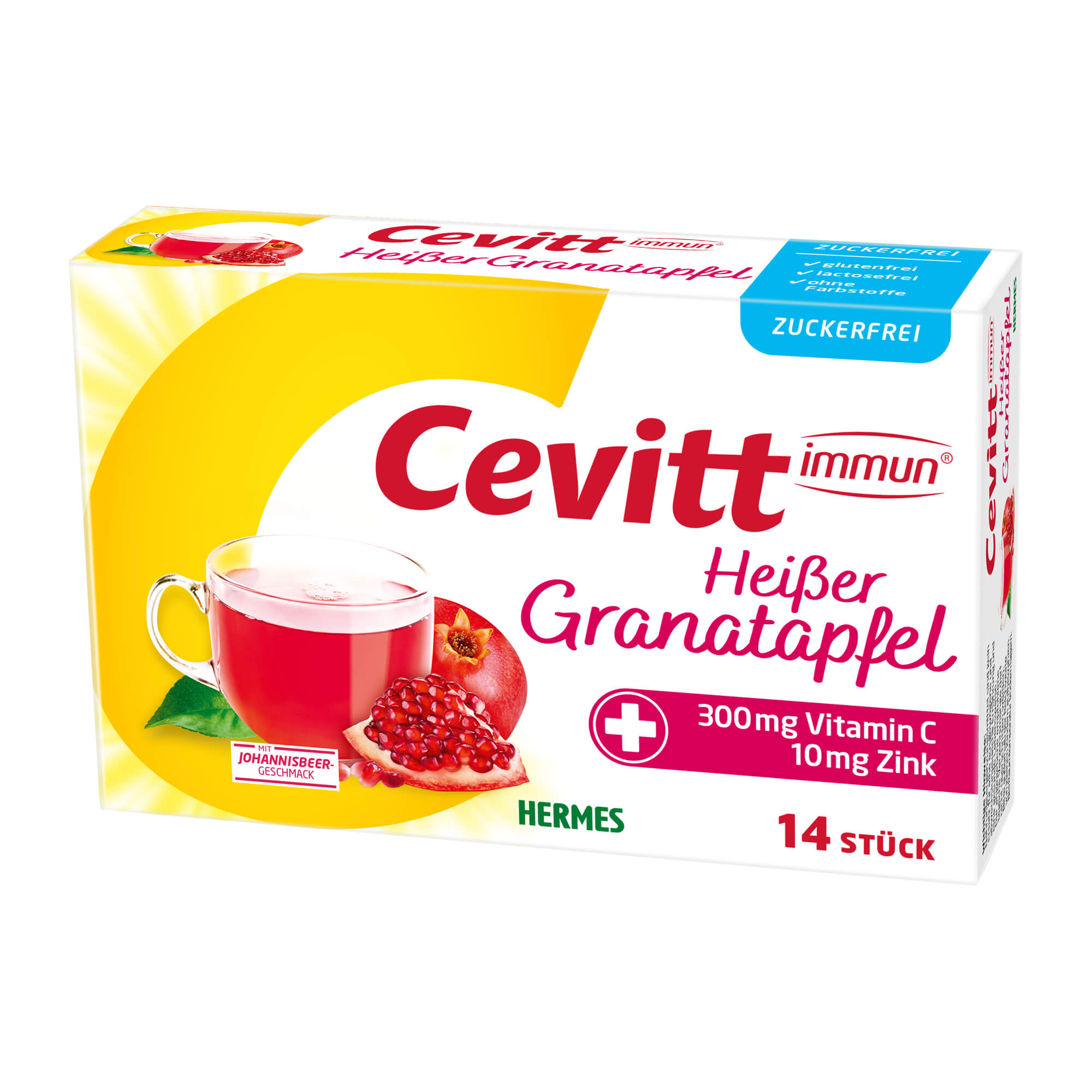 Cevitt immun heißer Granatapfel zuckerfrei Granulat