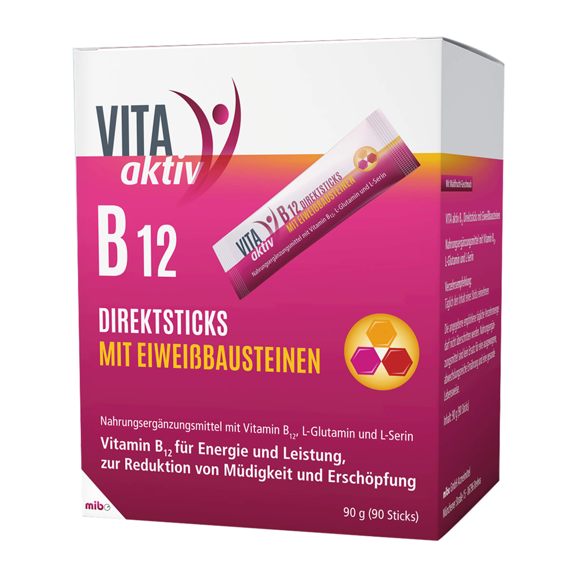 Vita Aktiv B12 Direktsticks Mit Eiweißbausteinen - None