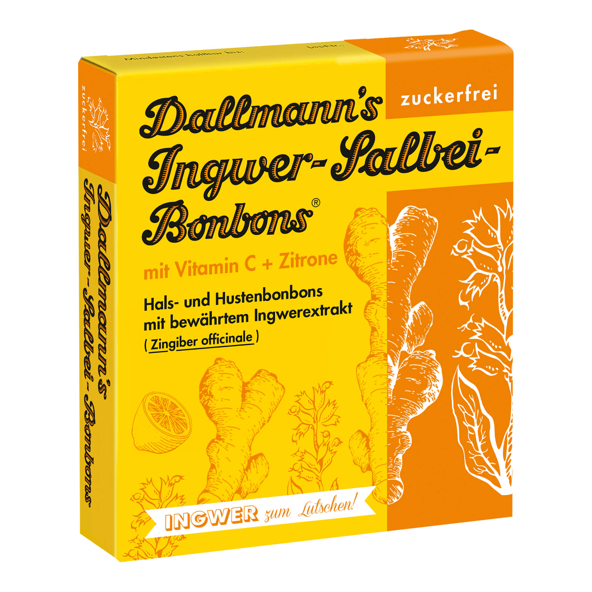 Dallmann`s Ingwer-Salbei Bonbons