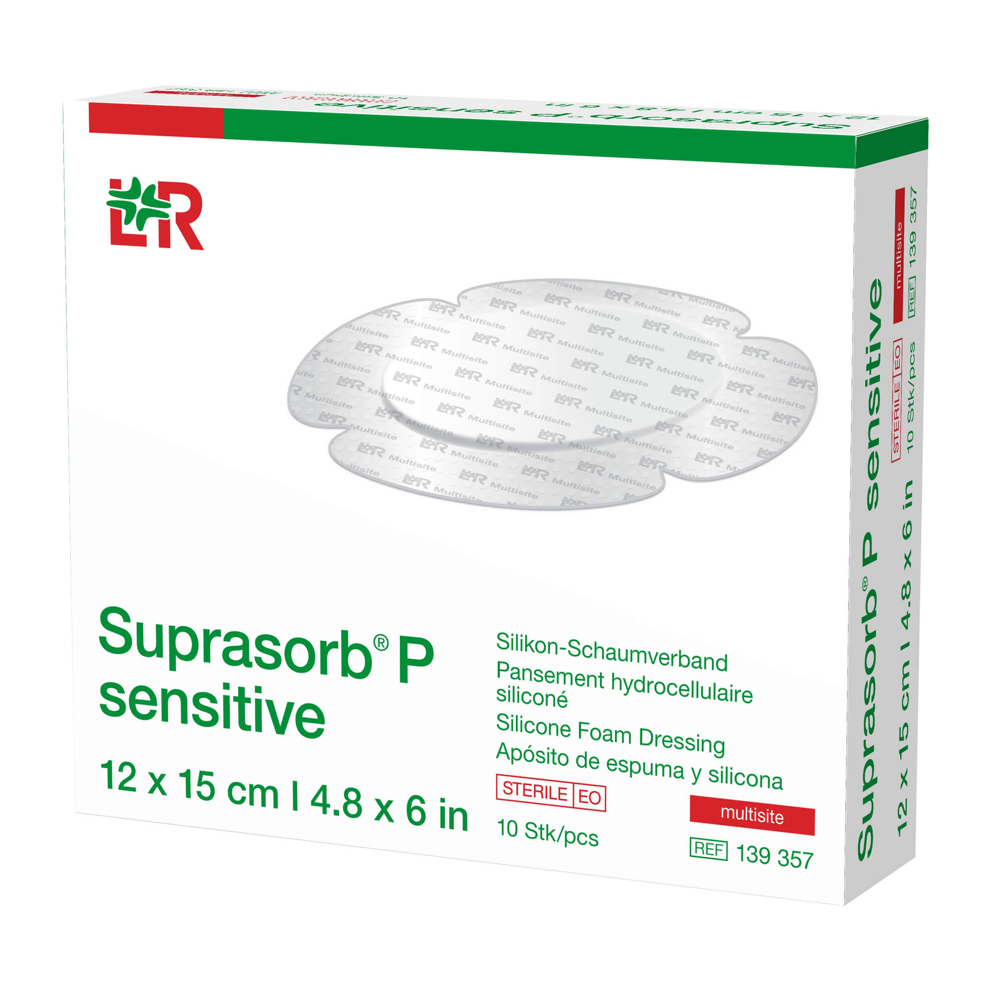 Suprasorb P sensitive PU-Schaumv.multis.bor.12x15