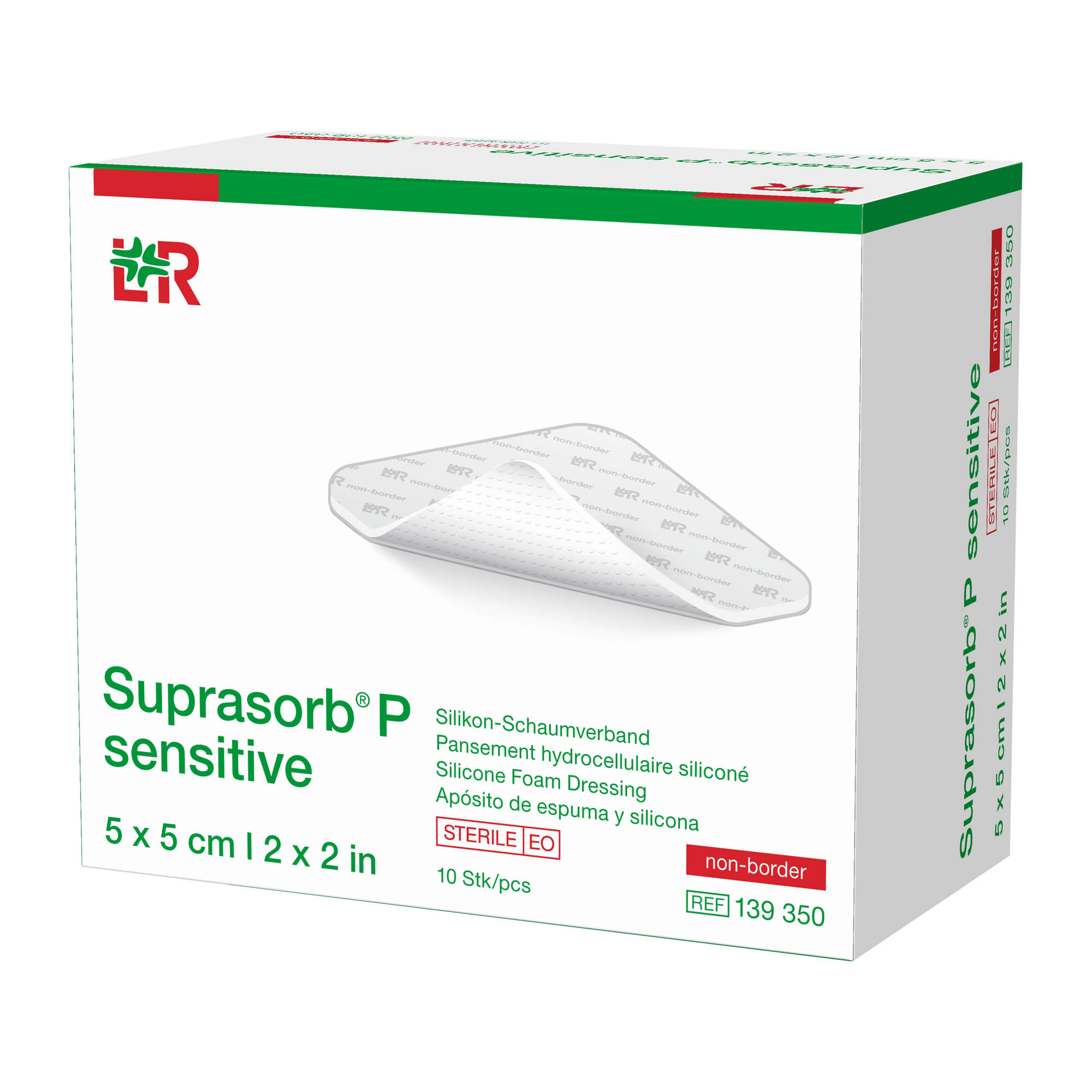 Suprasorb P Sensitive 5X5 Cm Non-Border - None