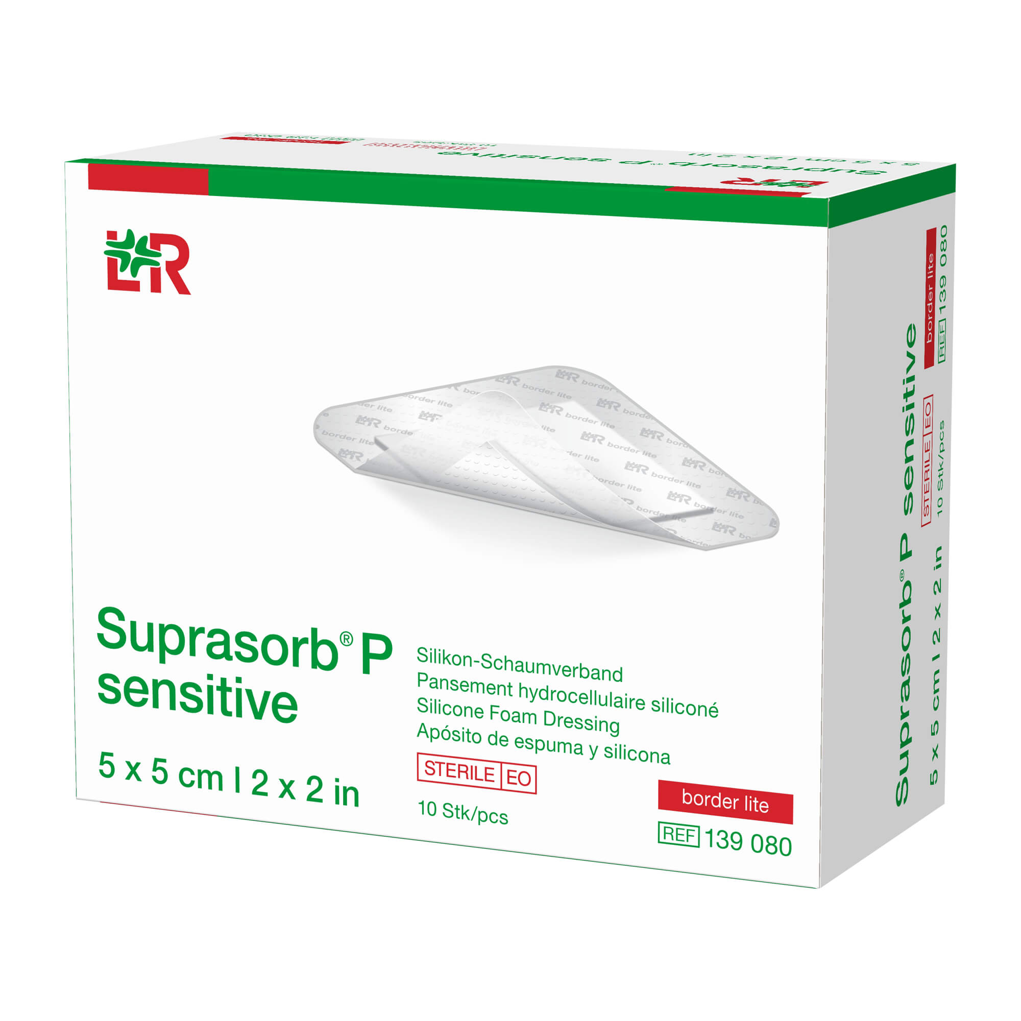 Suprasorb P sensitive PU-Schaumv.bor.lite 5x5cm