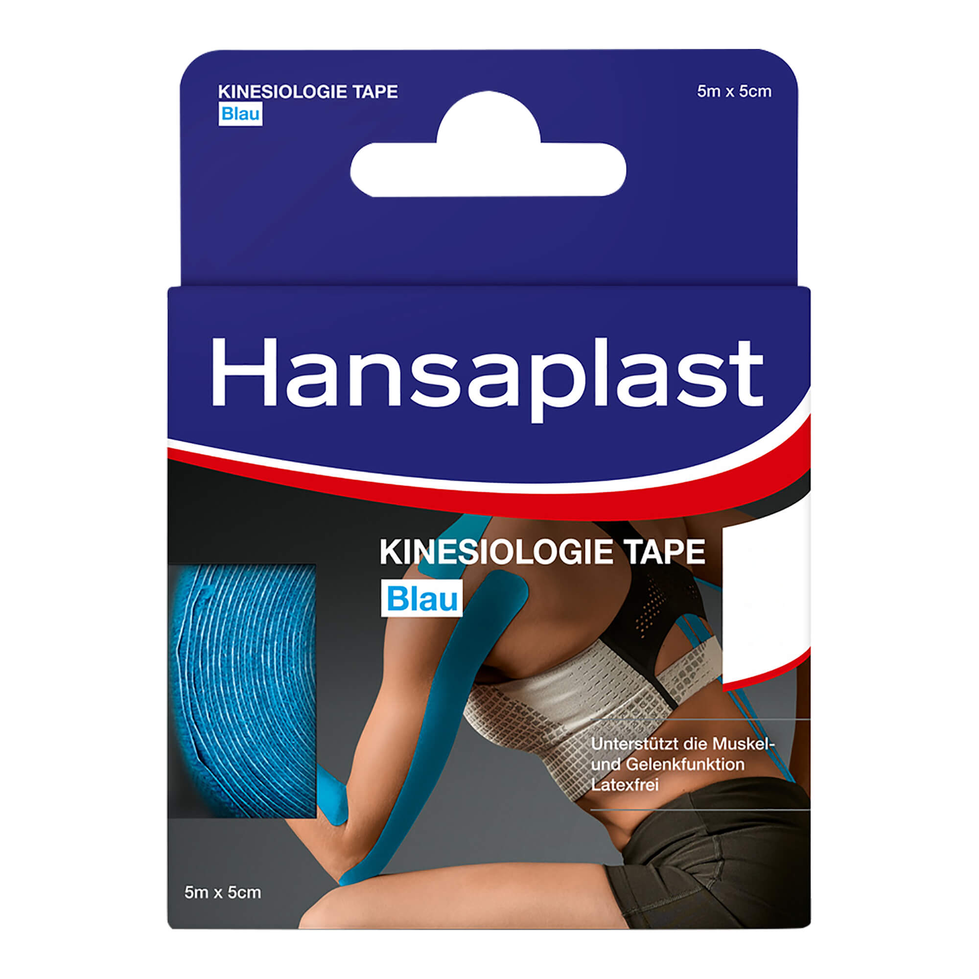 Hansaplast Sport Kinesiologie Tape 5 Cmx5 M Blau - None