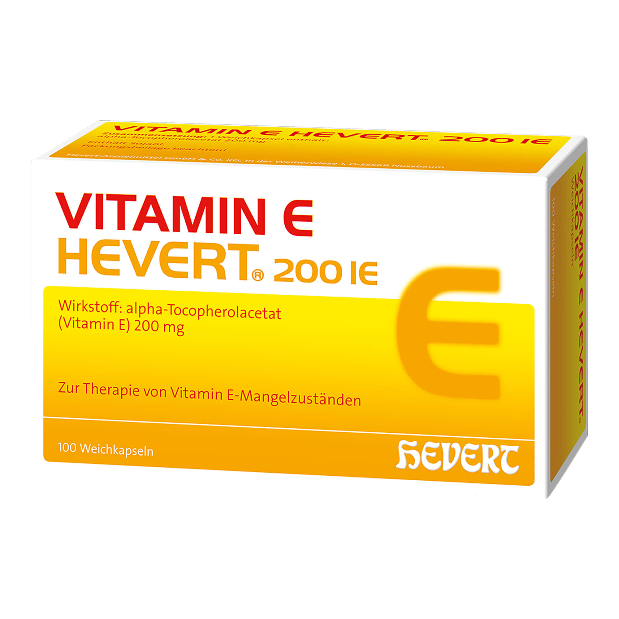 Vitamin E Hevert 200 I.E. Weichkapseln - None