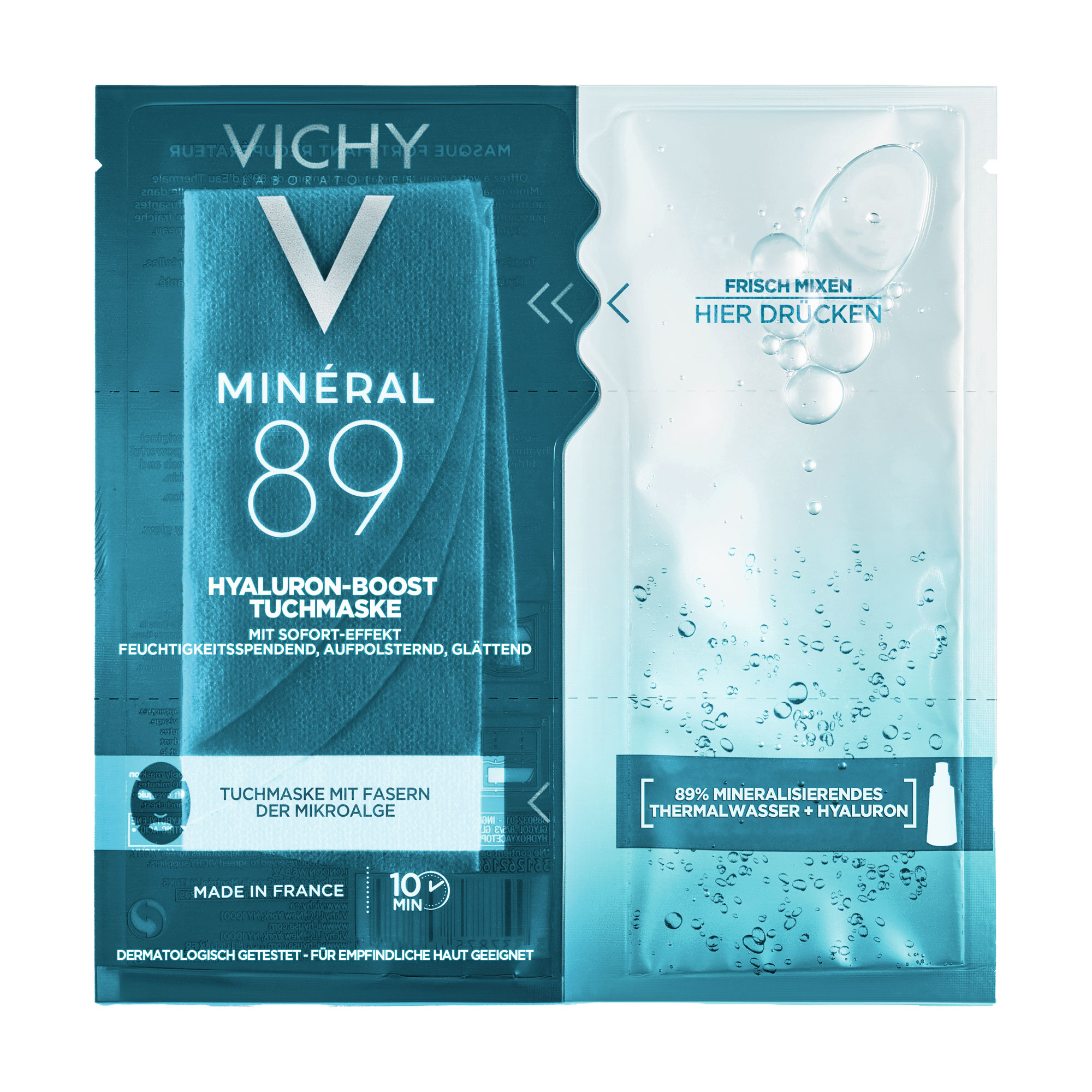 Vichy Mineral 89 Tuchmaske - None