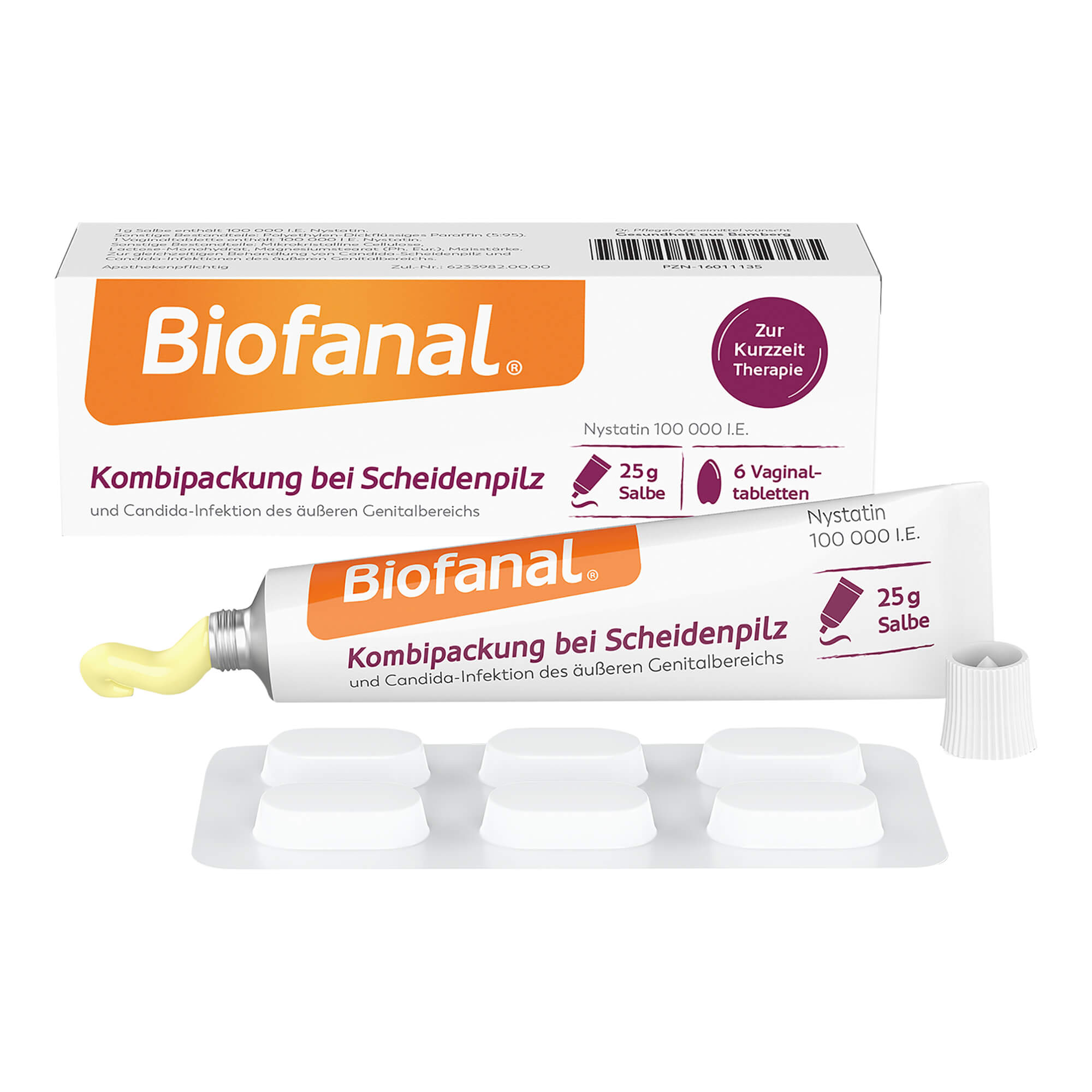 Biofanal Kombipackung Bei Scheidenpilz Salbe+Vaginaltabl. - None