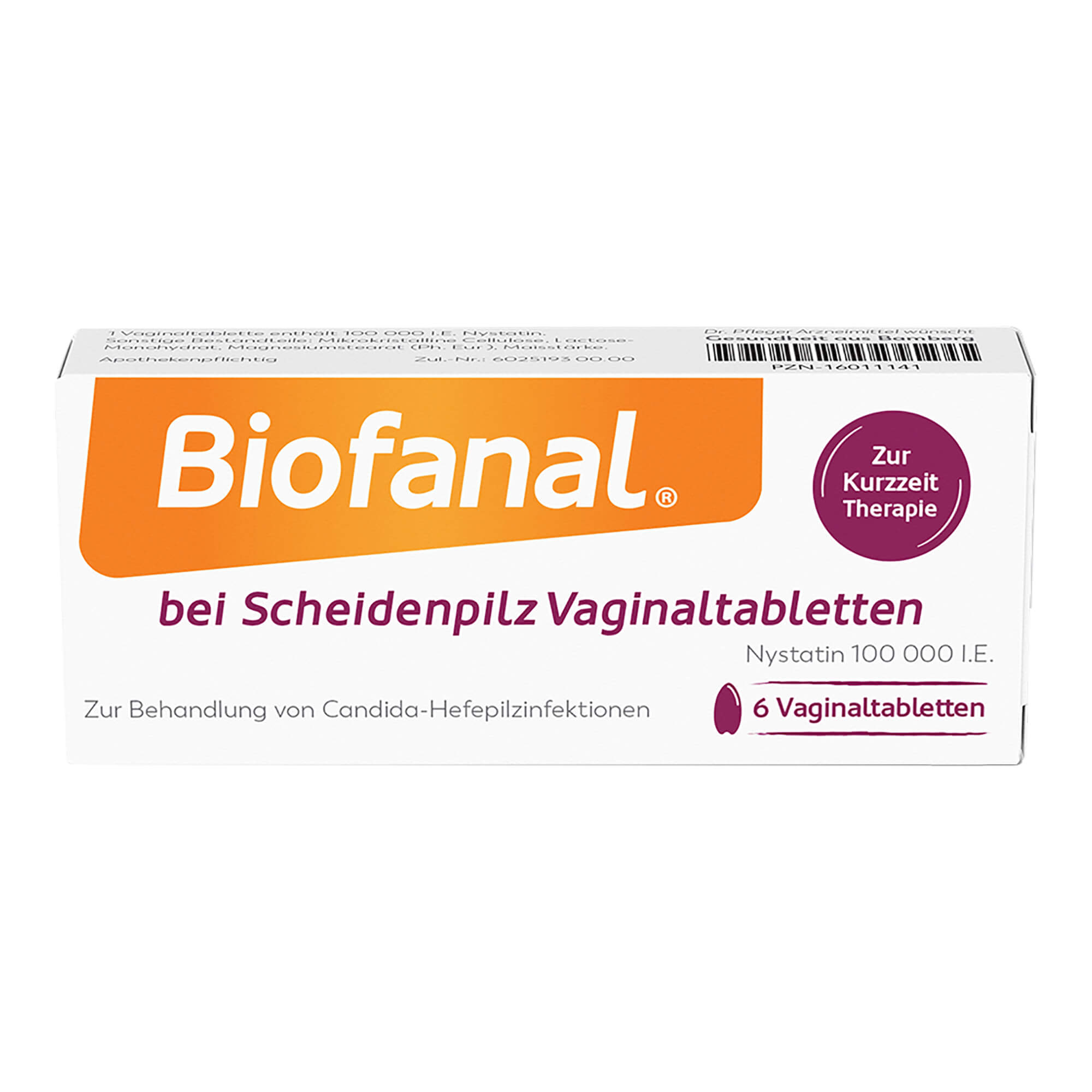 Biofanal Bei Scheidenpilz 100 000 I.E. Vaginaltabletten - None