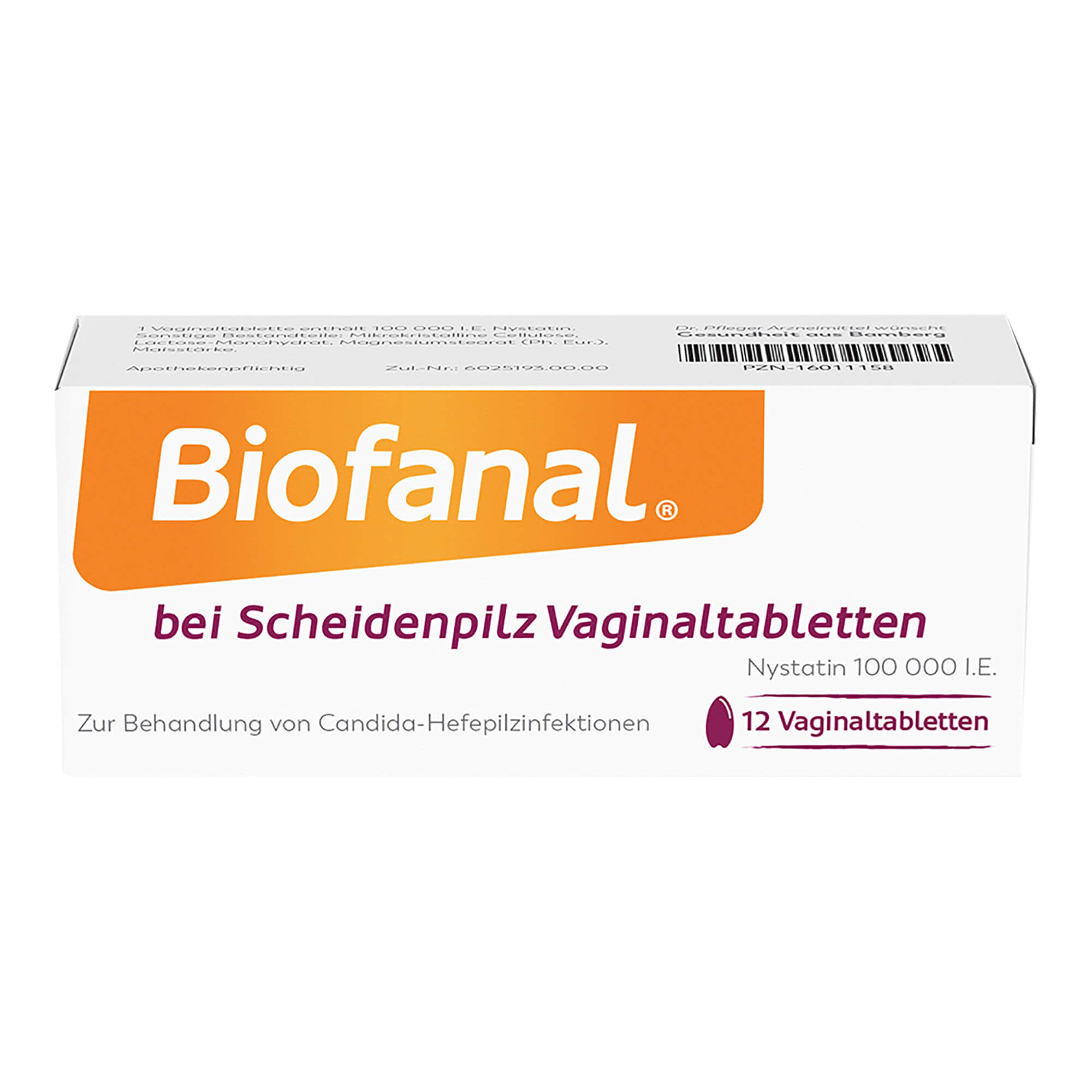 Biofanal Bei Scheidenpilz 100 000 I.E. Vaginaltabletten - None