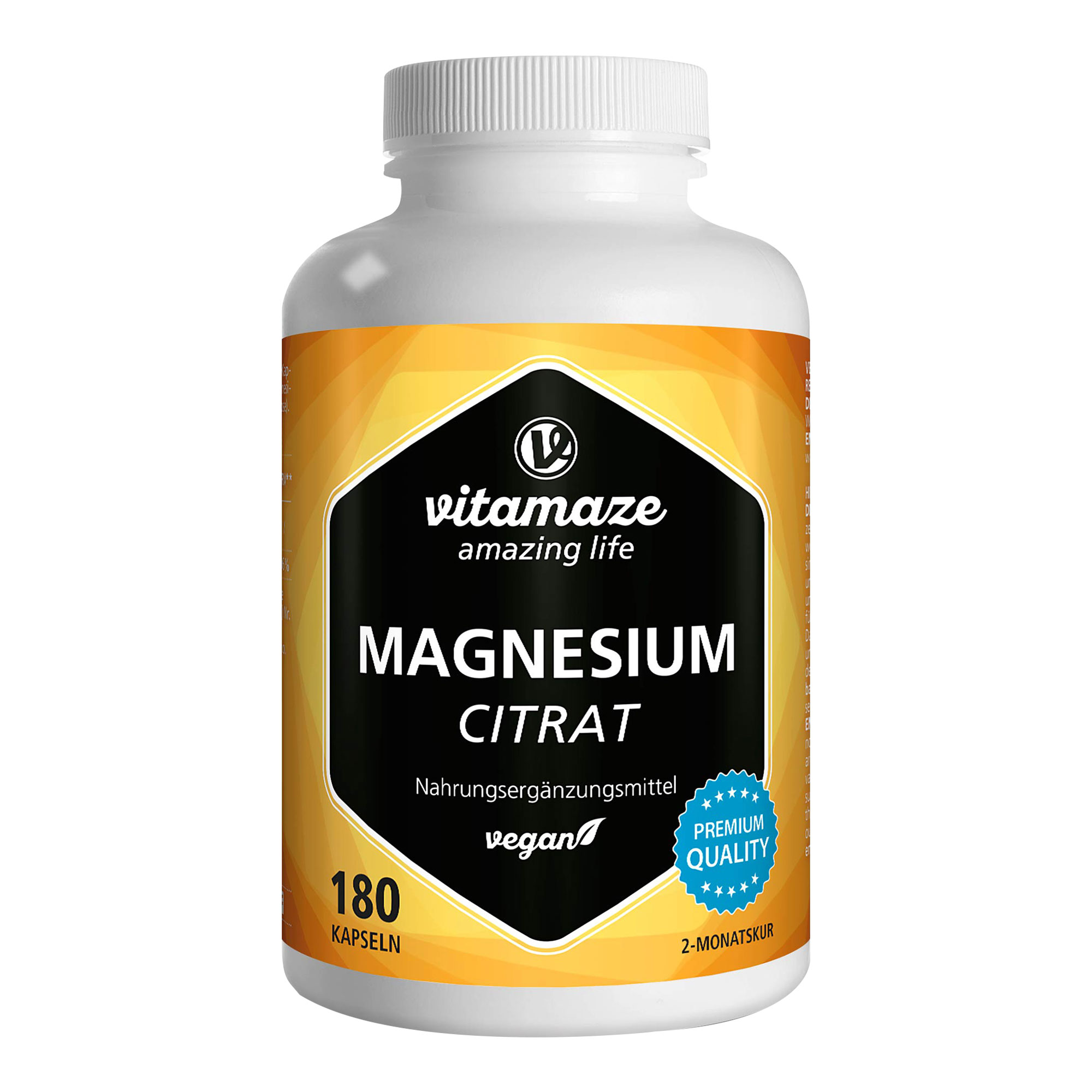 Magnesiumcitrat 360 mg vegan Kapseln