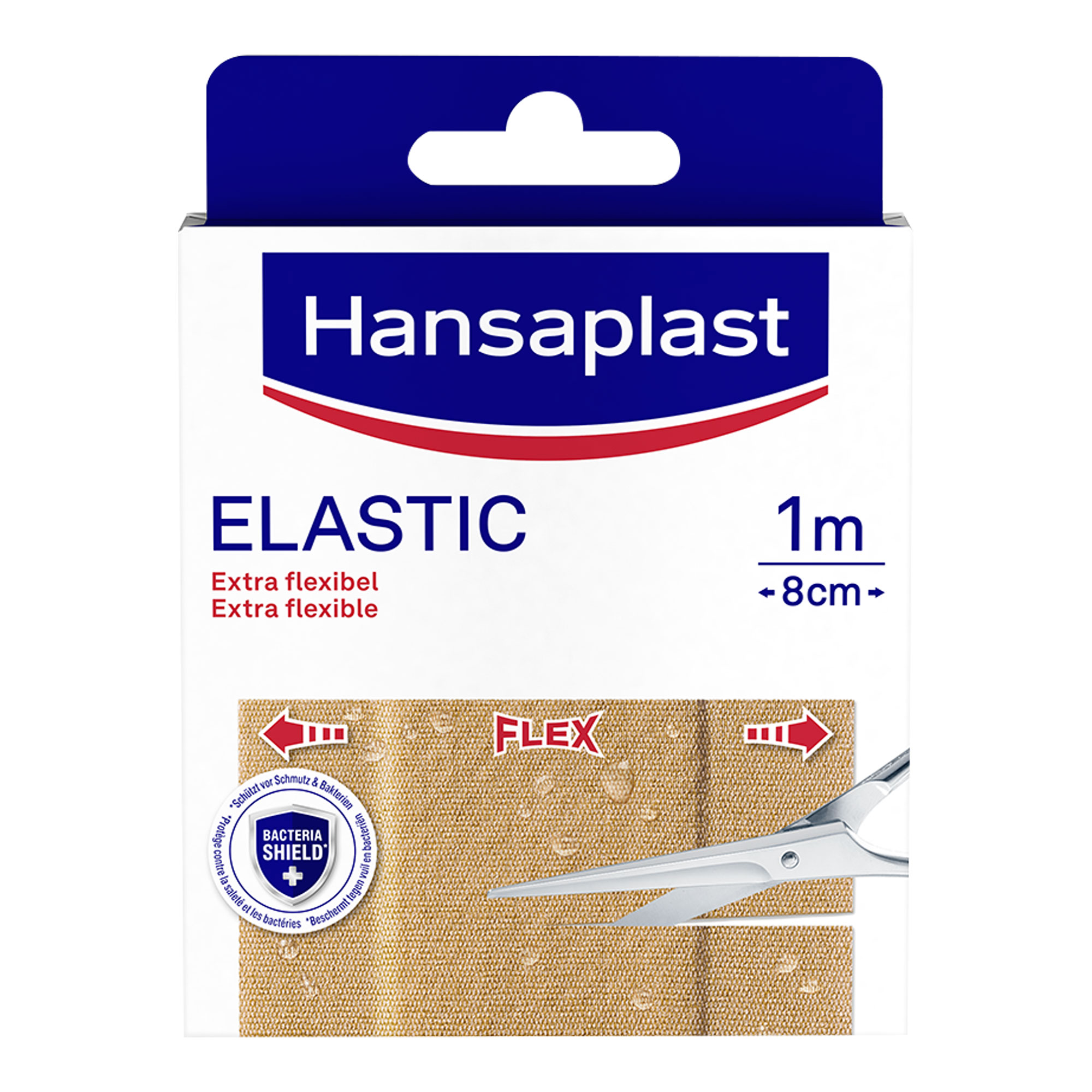 Hansaplast Elastic Pflaster 8 cmx1 m