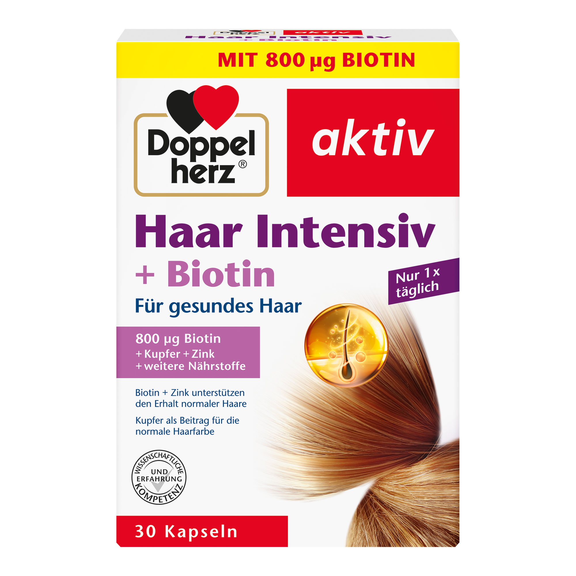 Doppelherz Haar Intensiv + Biotin Kapseln