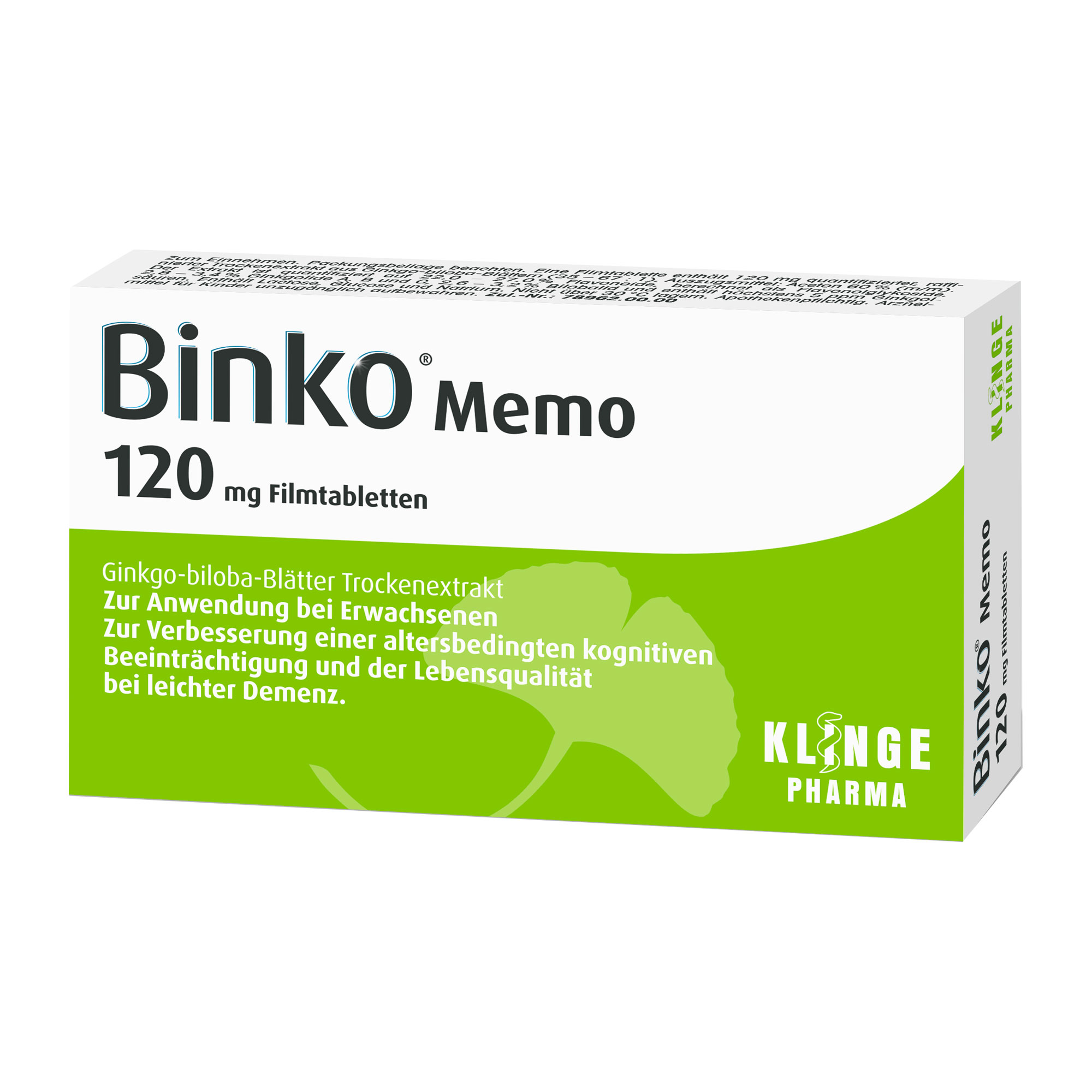 Binko Memo 120 Mg Filmtabletten - None