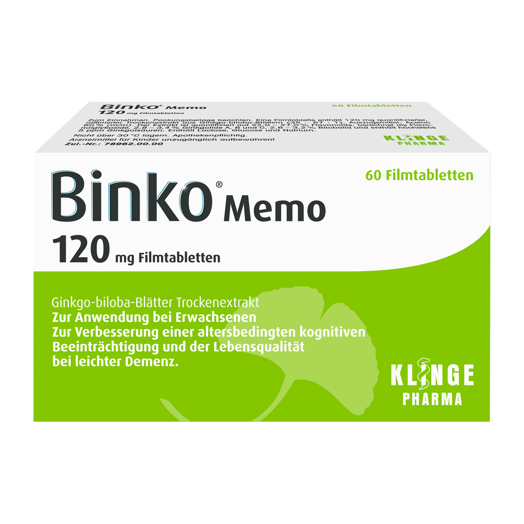 Binko Memo 120 Mg Filmtabletten - None