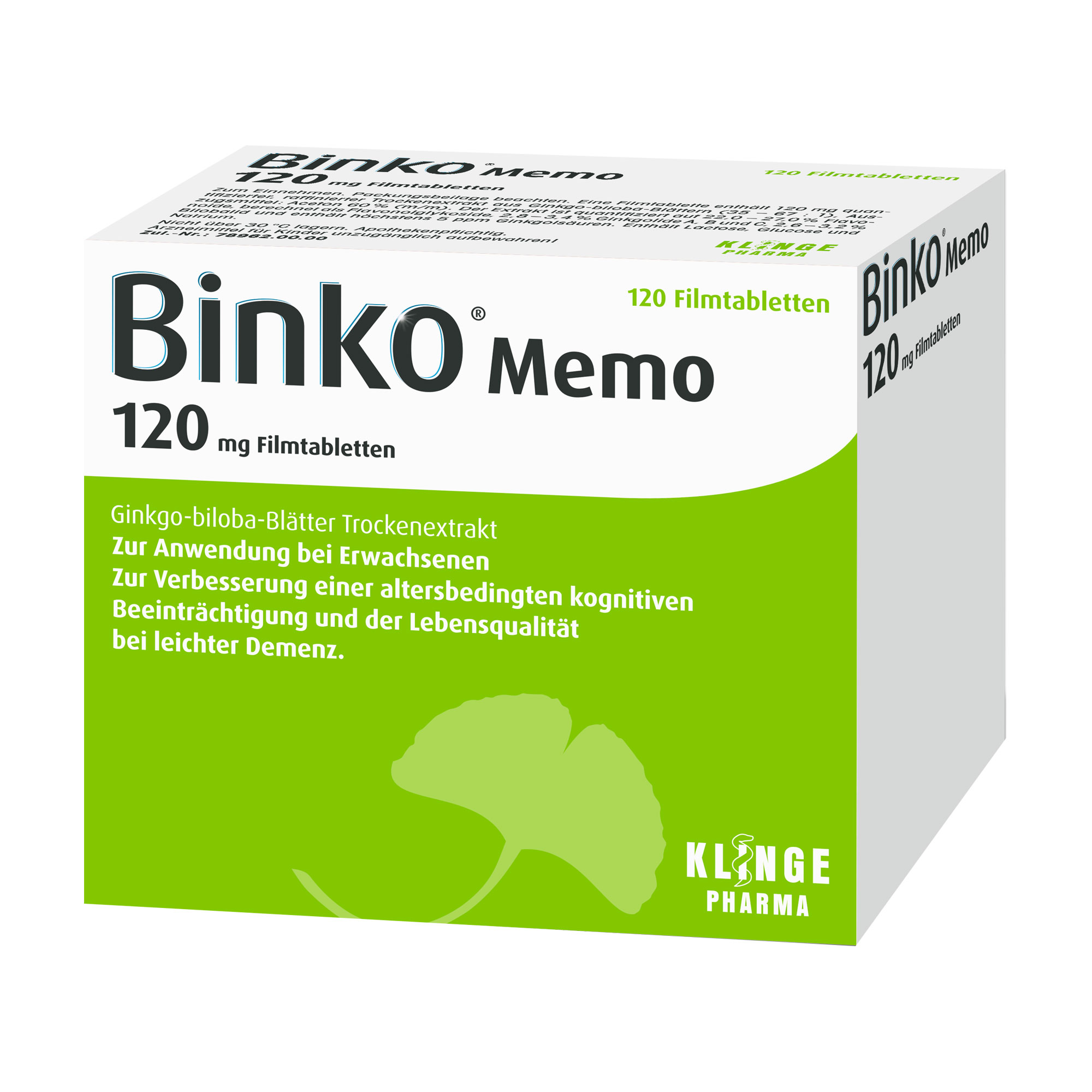 Binko Memo 120 Mg Filmtabletten - None