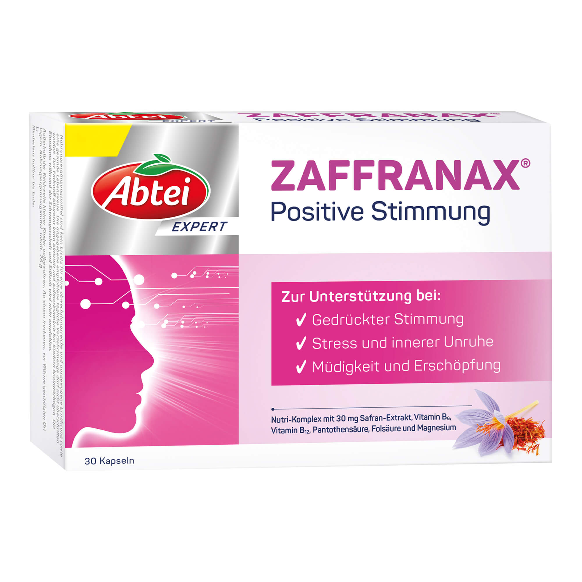 Abtei Expert Zaffranax Positive Stimmung Kapseln - None