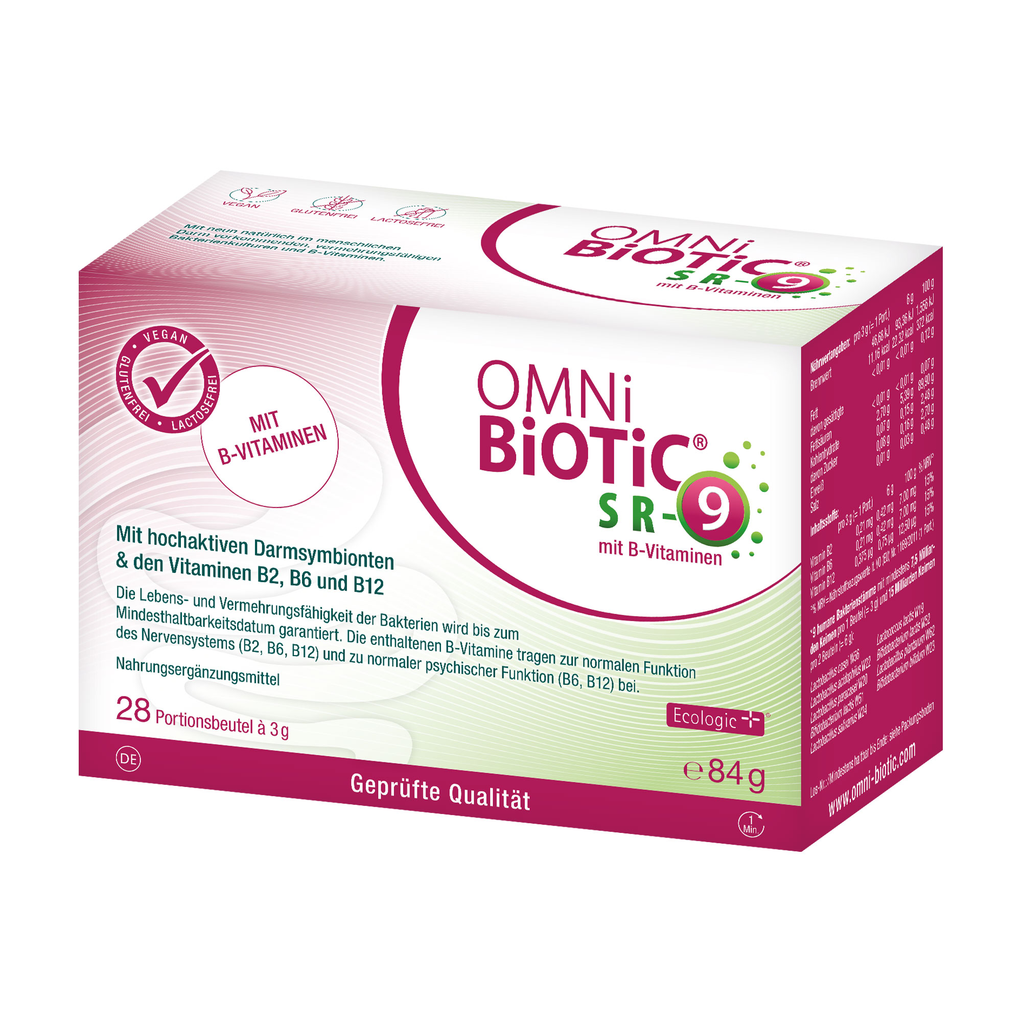 Omni BiOTiC Sr-9 mit B-Vitaminen Pulver Beutel 28x3 g