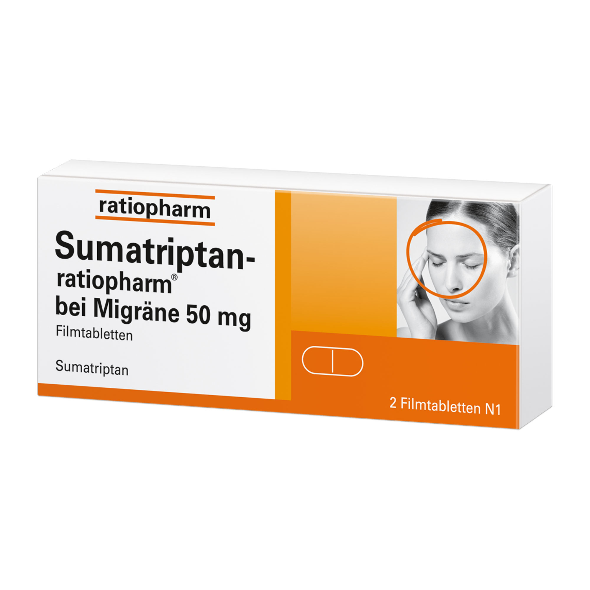 Sumatriptan-Ratiopharm Bei Migräne 50 Mg Filmtabletten - None