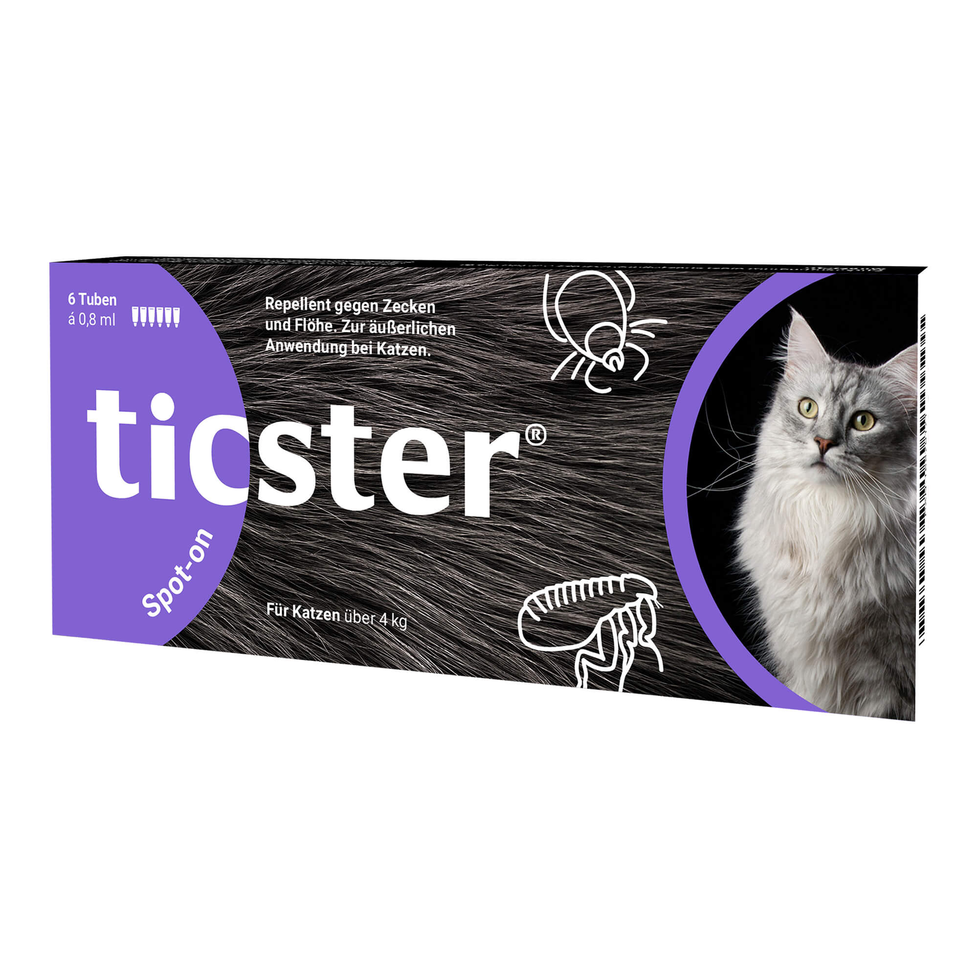 Ticster Spot-On Lsg. Zum Auftropfen Für Katzen 4-8 Kg - None