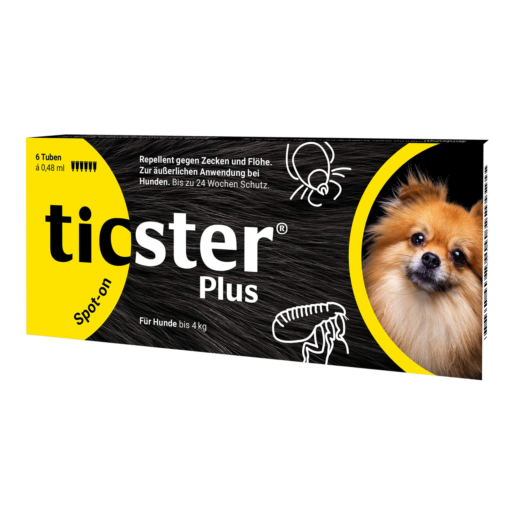 Ticster Plus Spot-On Lsg. Zum Auftropfen Für Hunde Bis 4 Kg - None