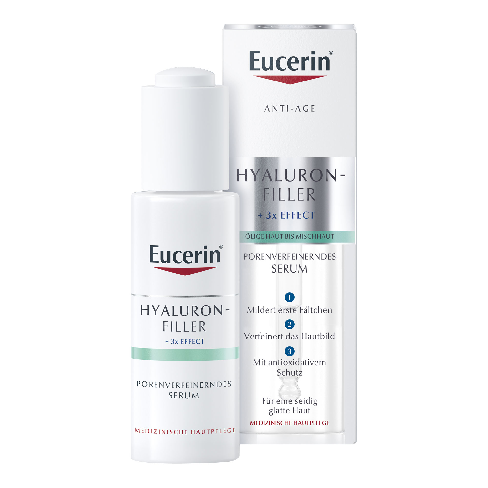 Eucerin Anti-Age Hyaluron-Filler porenverfeinerndes Serum