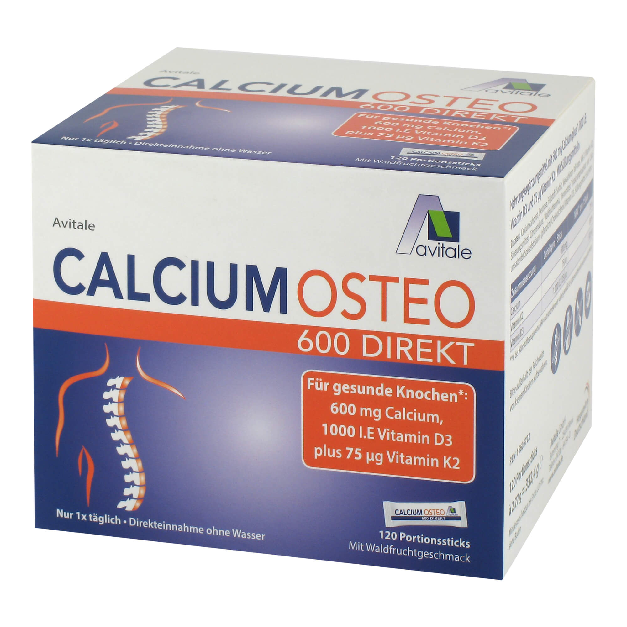 Calcium Osteo 600 Direkt Pulver