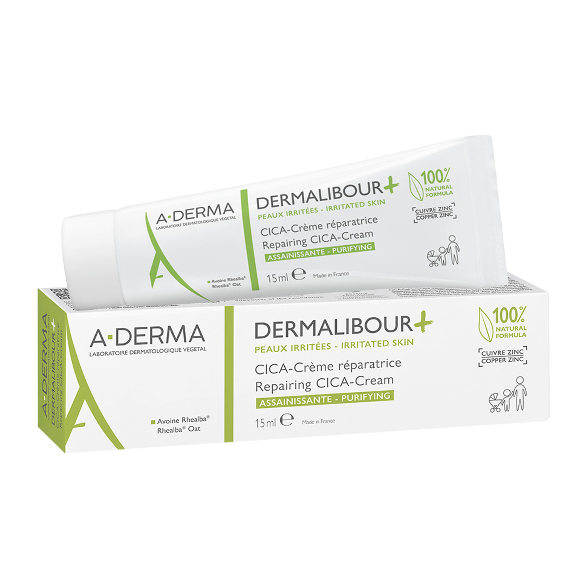 A-Derma Dermalibour+ Cica Reparierende Creme - None