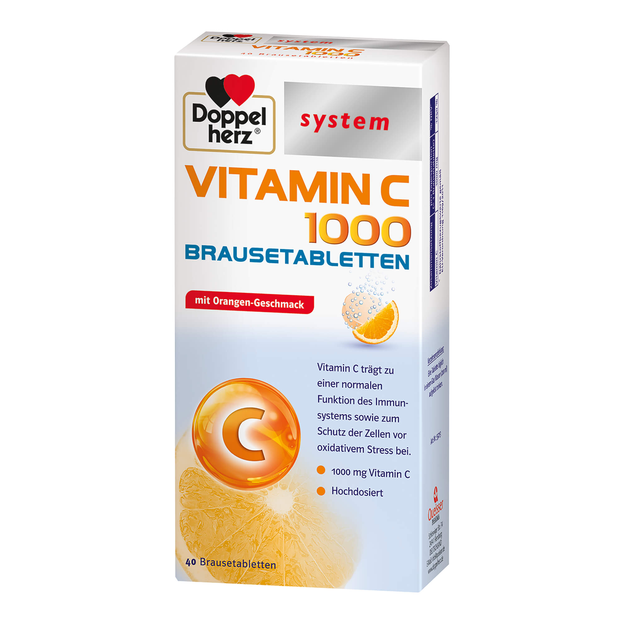 Doppelherz Vitamin C 1000 system Brausetabletten