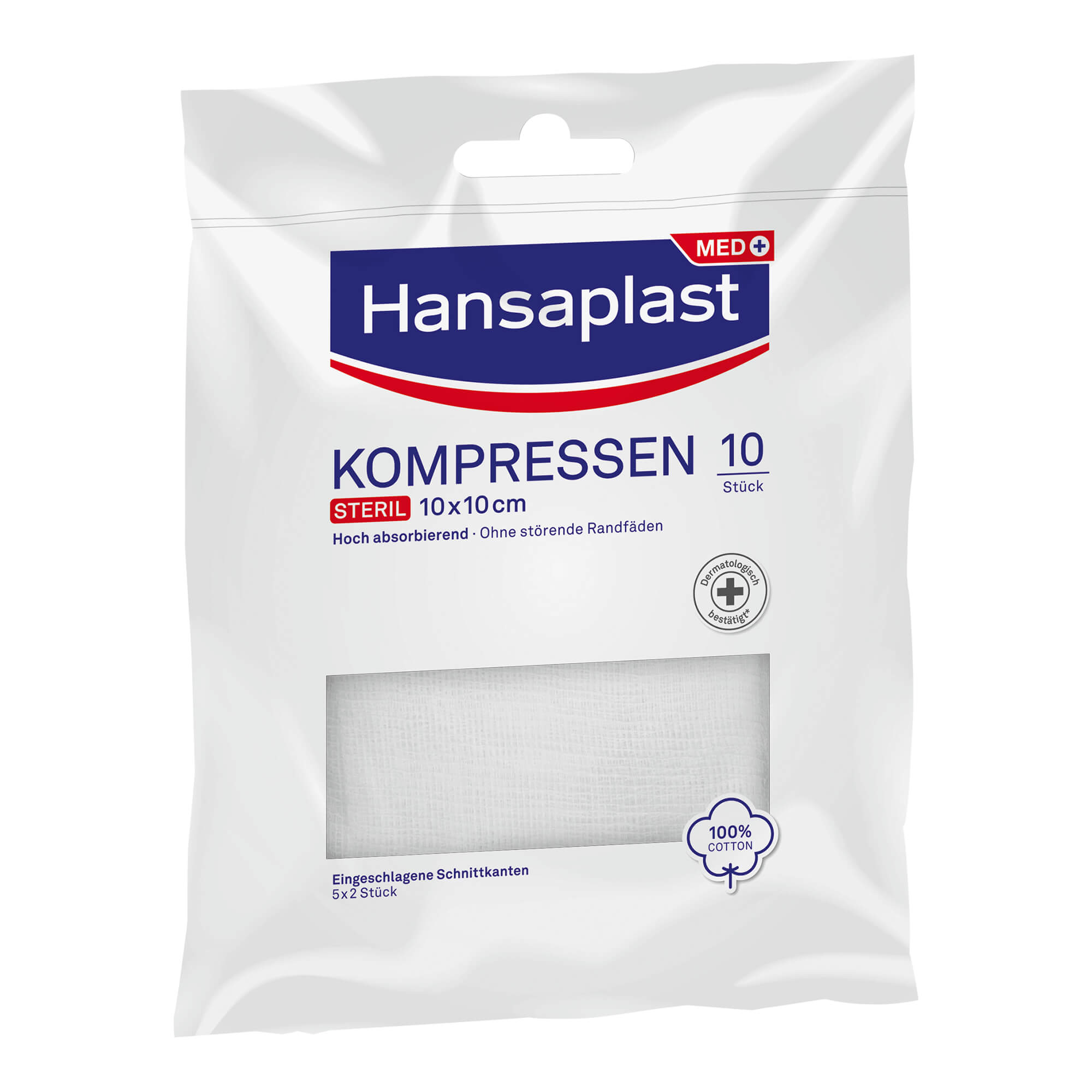 Hansaplast Kompressen Steril 10 X 10 Cm - None