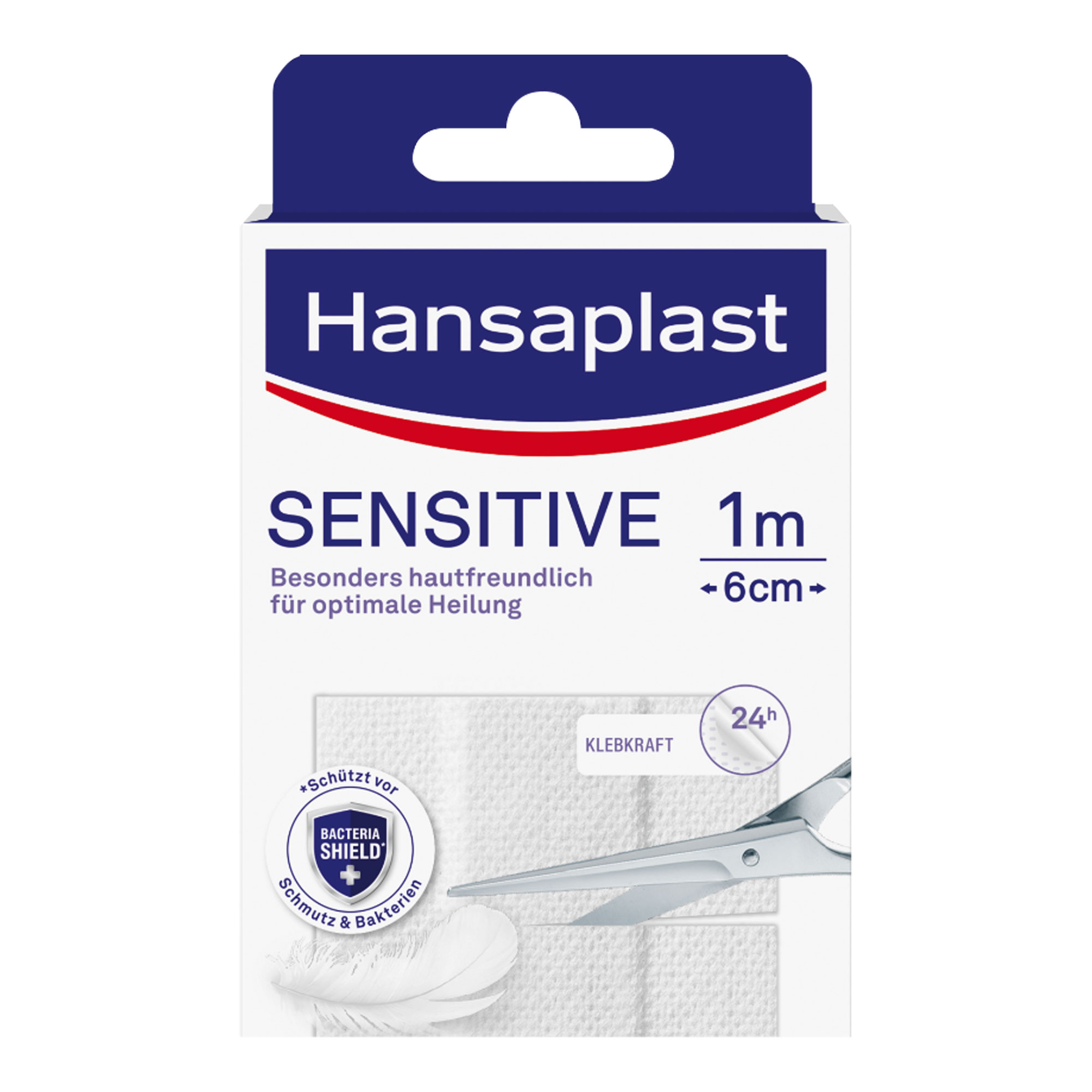 Hansaplast Sensitive Pflaster hypoallergen 6 cmx1 m