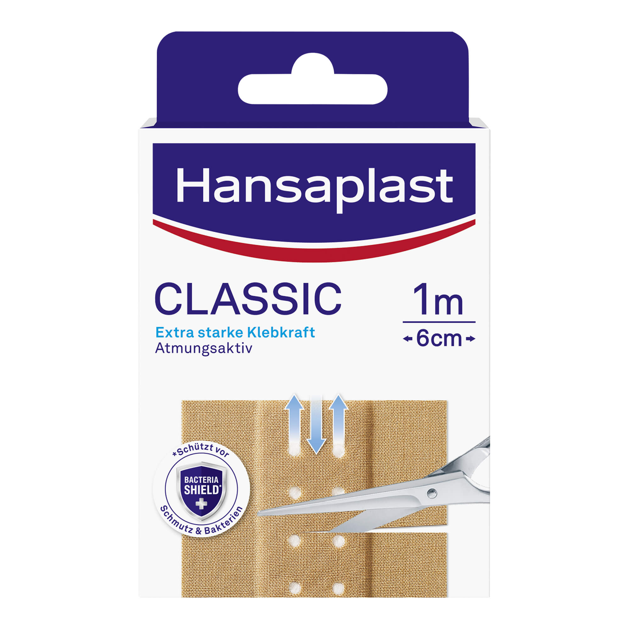 Hansaplast Classic Pflaster 6 cmx1 m