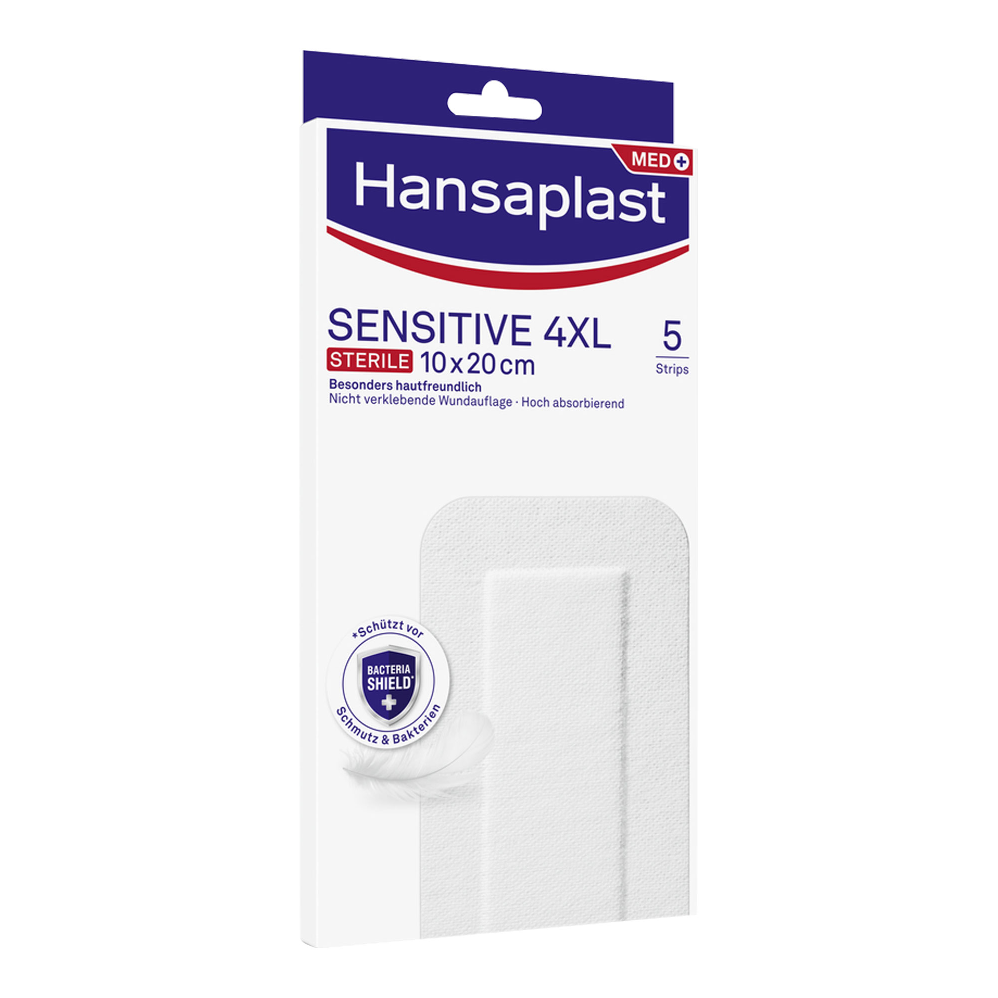 Hansaplast Sensitive Wundverband Steril 10 X 20 Cm - None