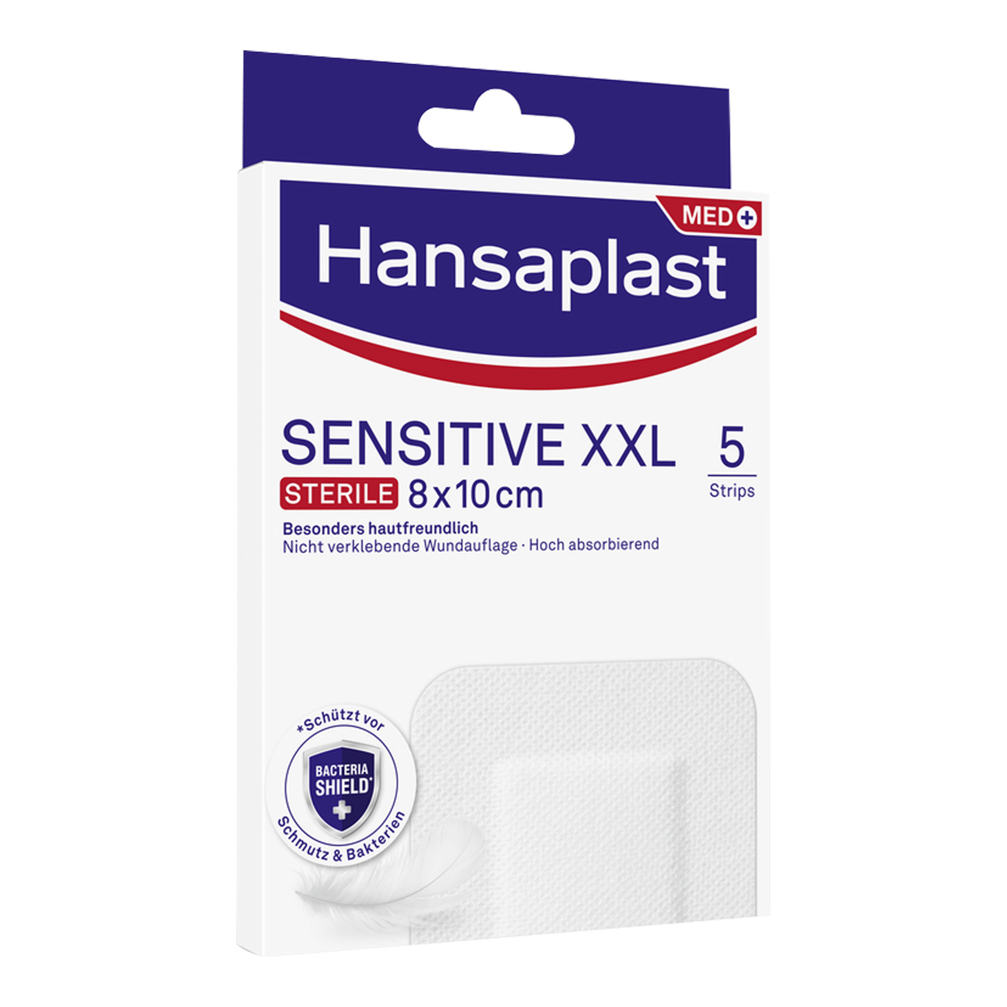 Hansaplast SENSITIVE XXL Wundverband steril 8x10 cm