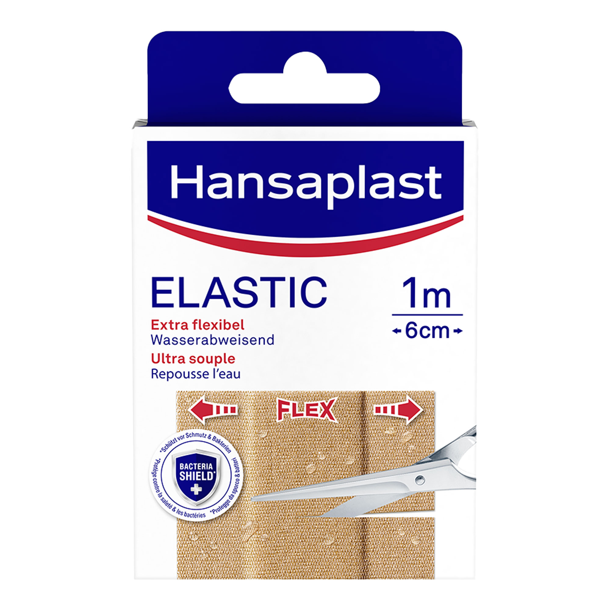 Hansaplast ELASTIC Pflaster 6 cm x 1 m