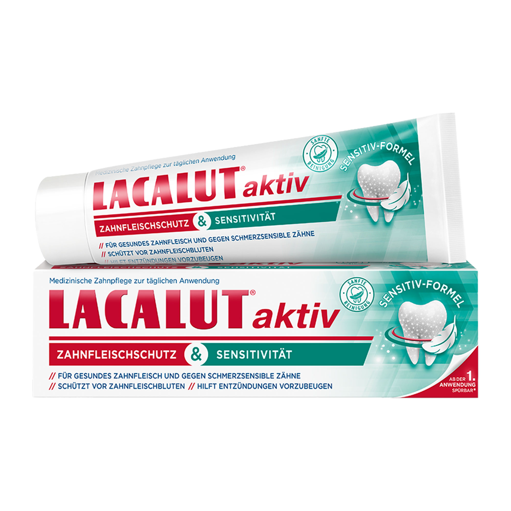 Lacalut Aktiv Zahnfleischschutz & Sensitivität Zahncreme - None