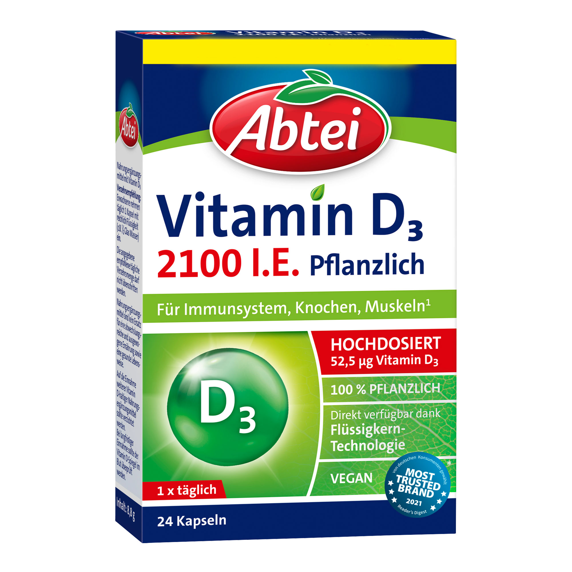 Abtei Vitamin D3 Kapslen - None