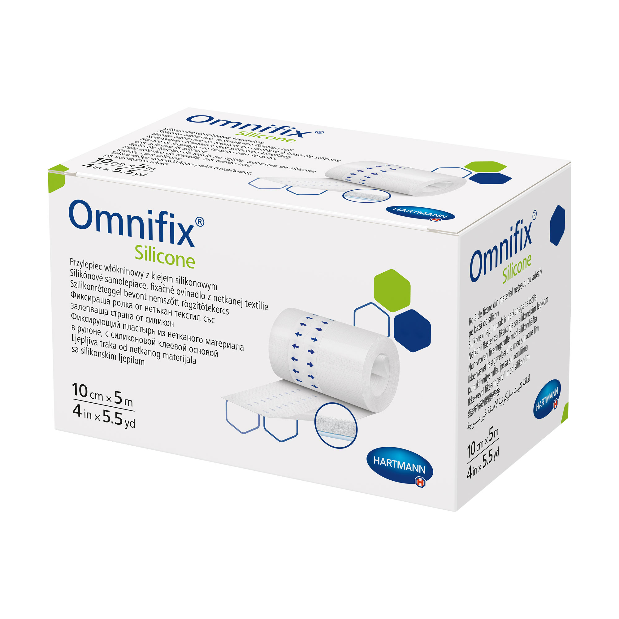 Omnifix Silicone Fixiervlies 10 Cm X 5 M - None