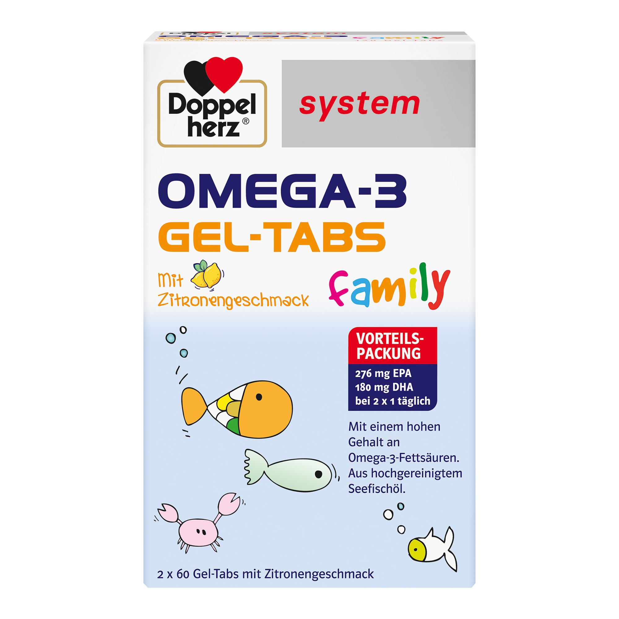 Doppelherz System Omega-3 Family - None