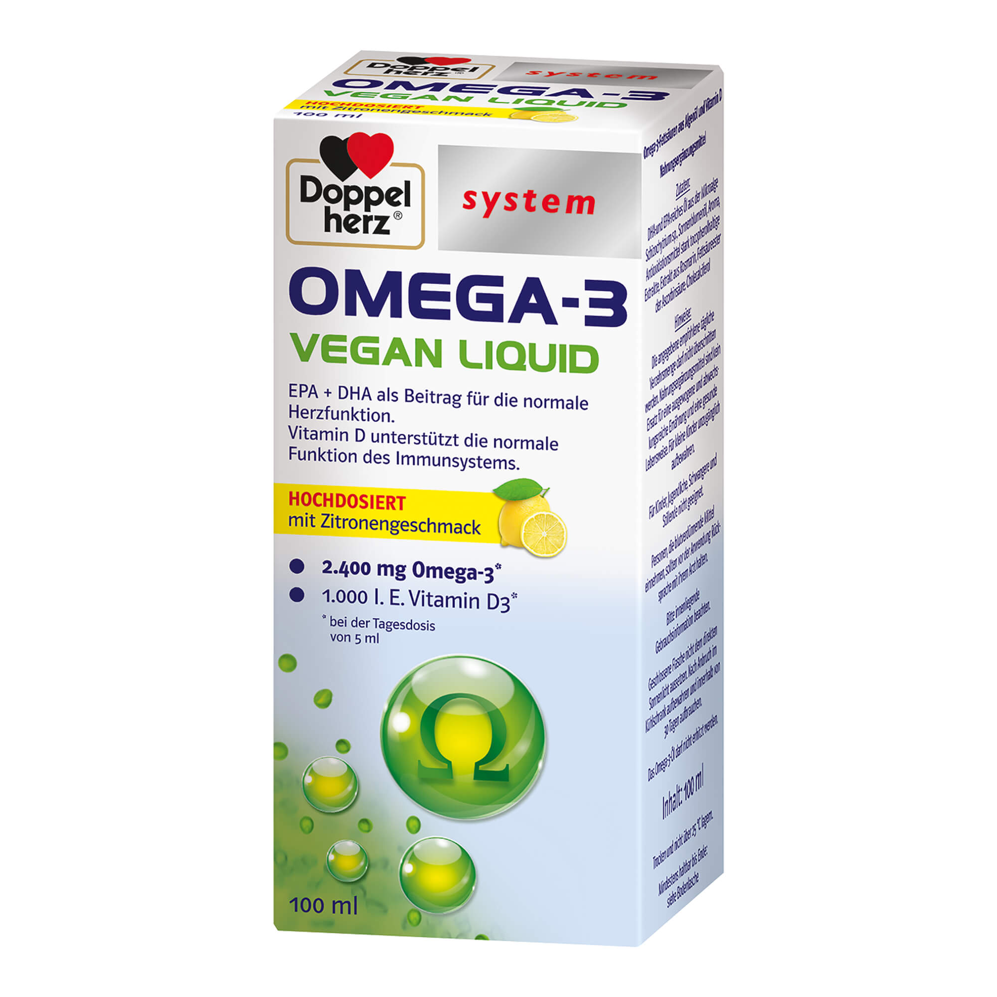 Doppelherz System Omega-3 Vegan Liquid - None