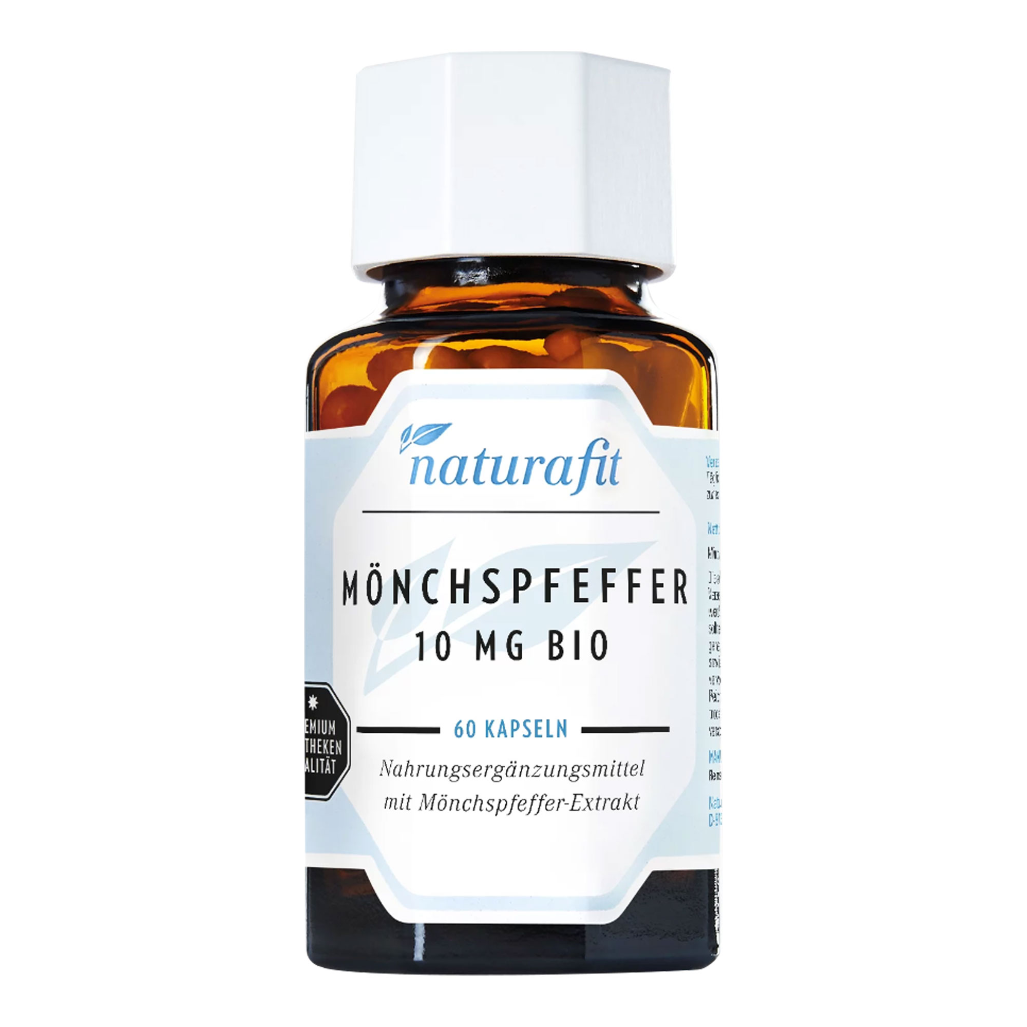 Naturafit Mönchspfeffer 10 Mg Bio Kapseln - None